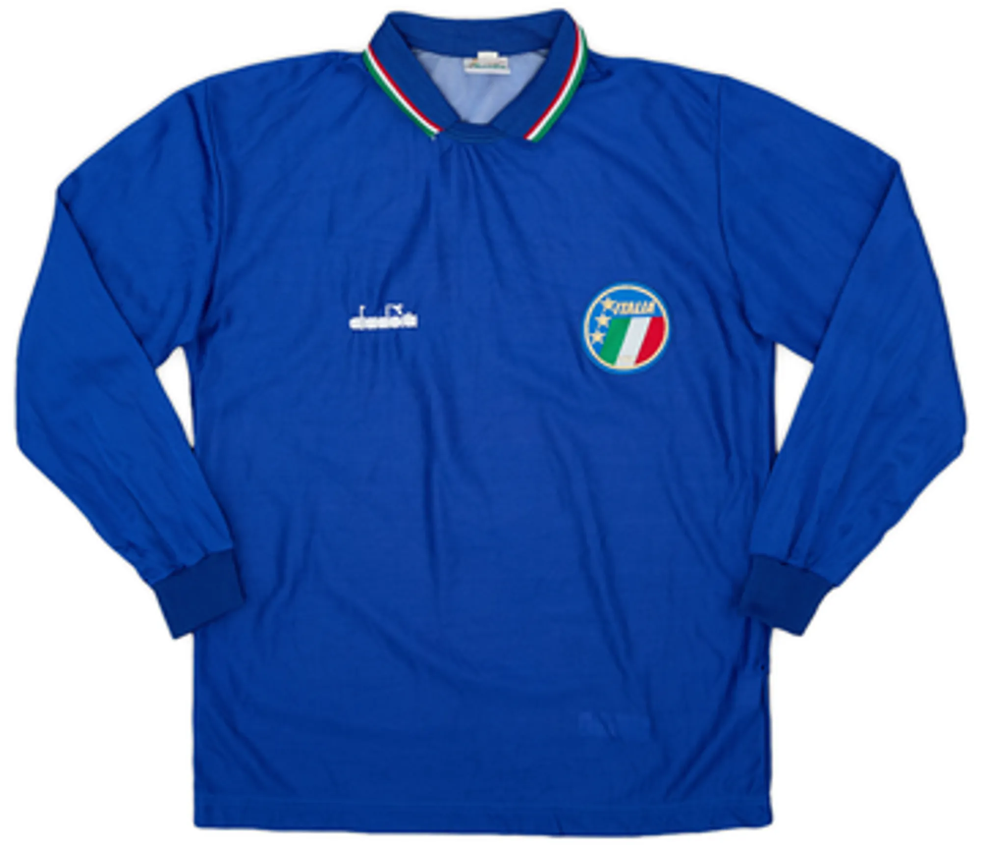 Diadora Italy Boys LS Home Shirt 1986