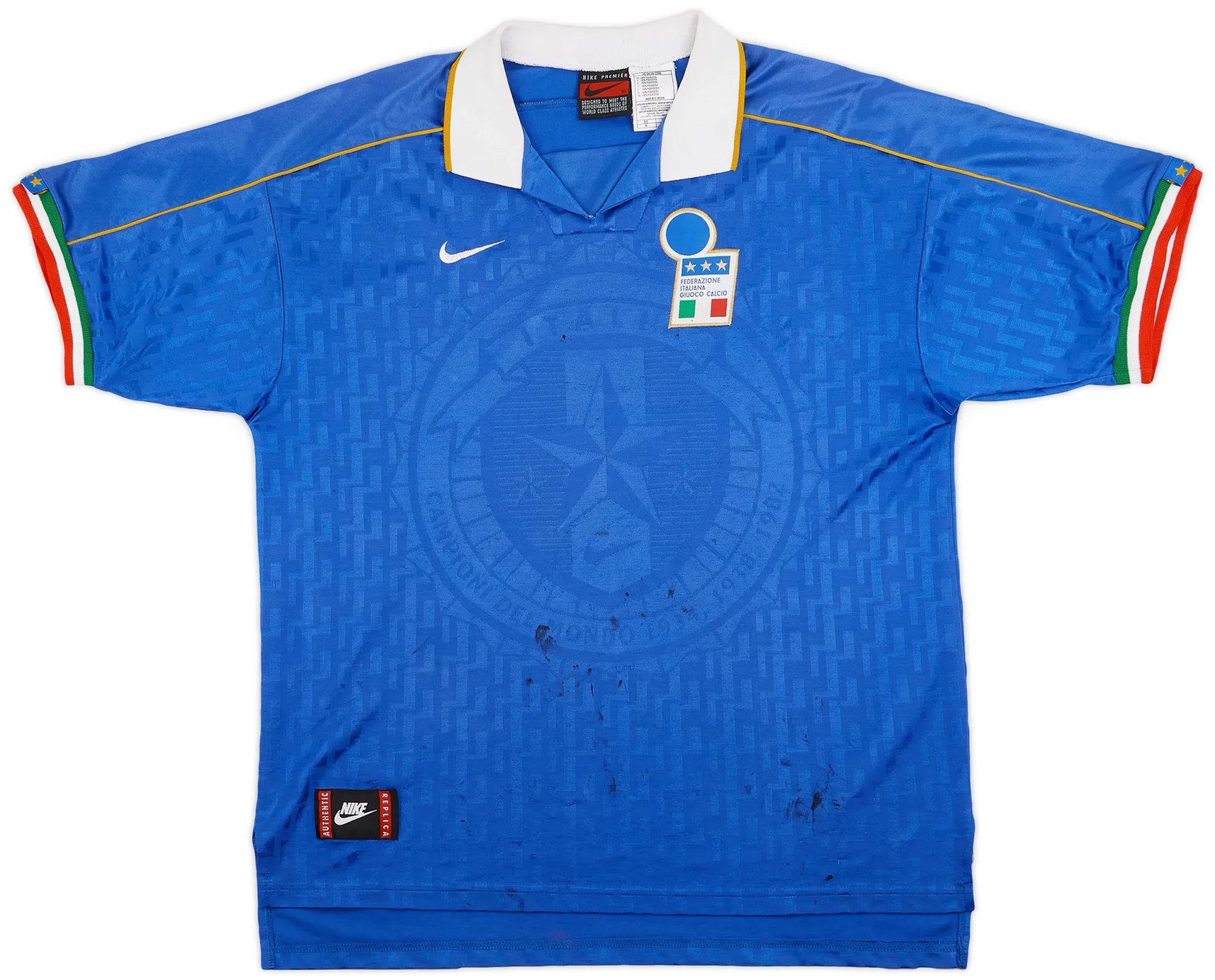 Nike Italy Mens SS Home Shirt 1994