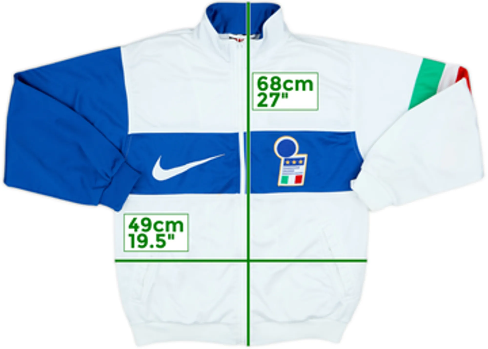 1996-97 Italy Nike Track Jacket - 7/10 - (L)
