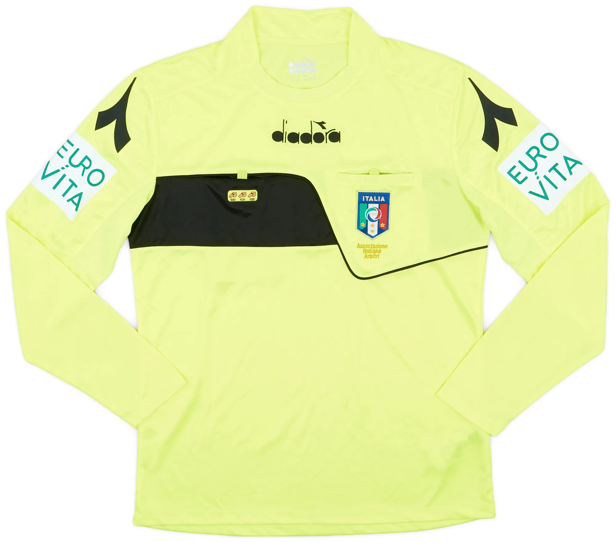 Diadora Italy Mens LS Home Shirt 2018