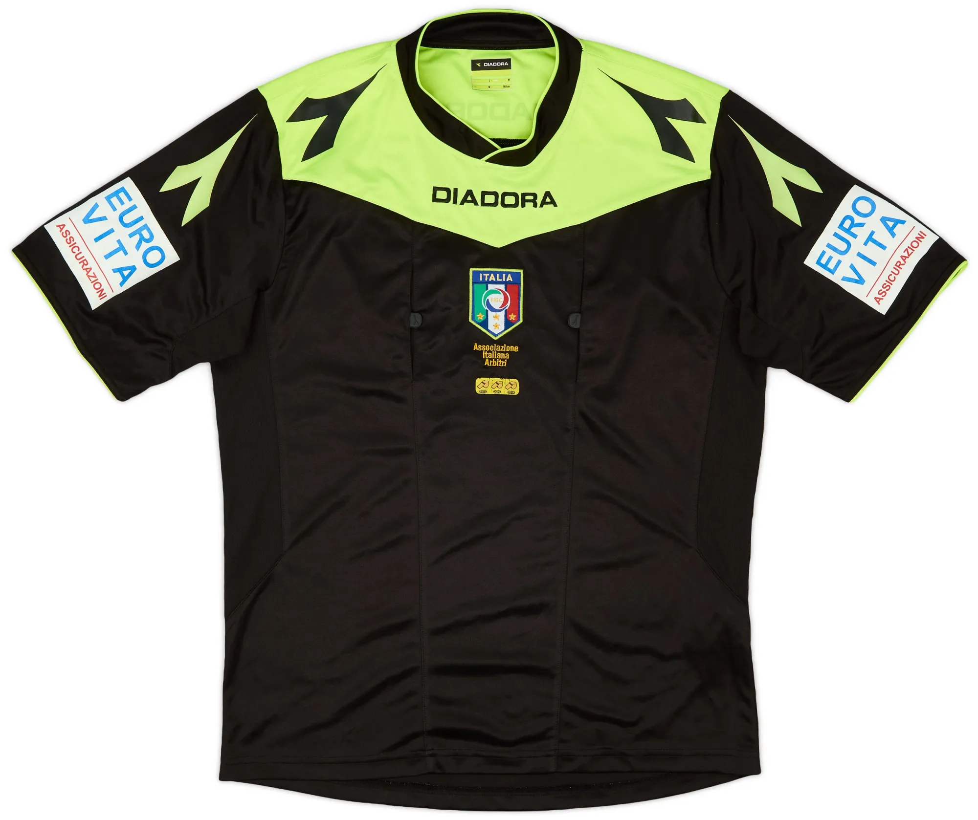 Diadora Italy Mens SS Home Shirt 2014