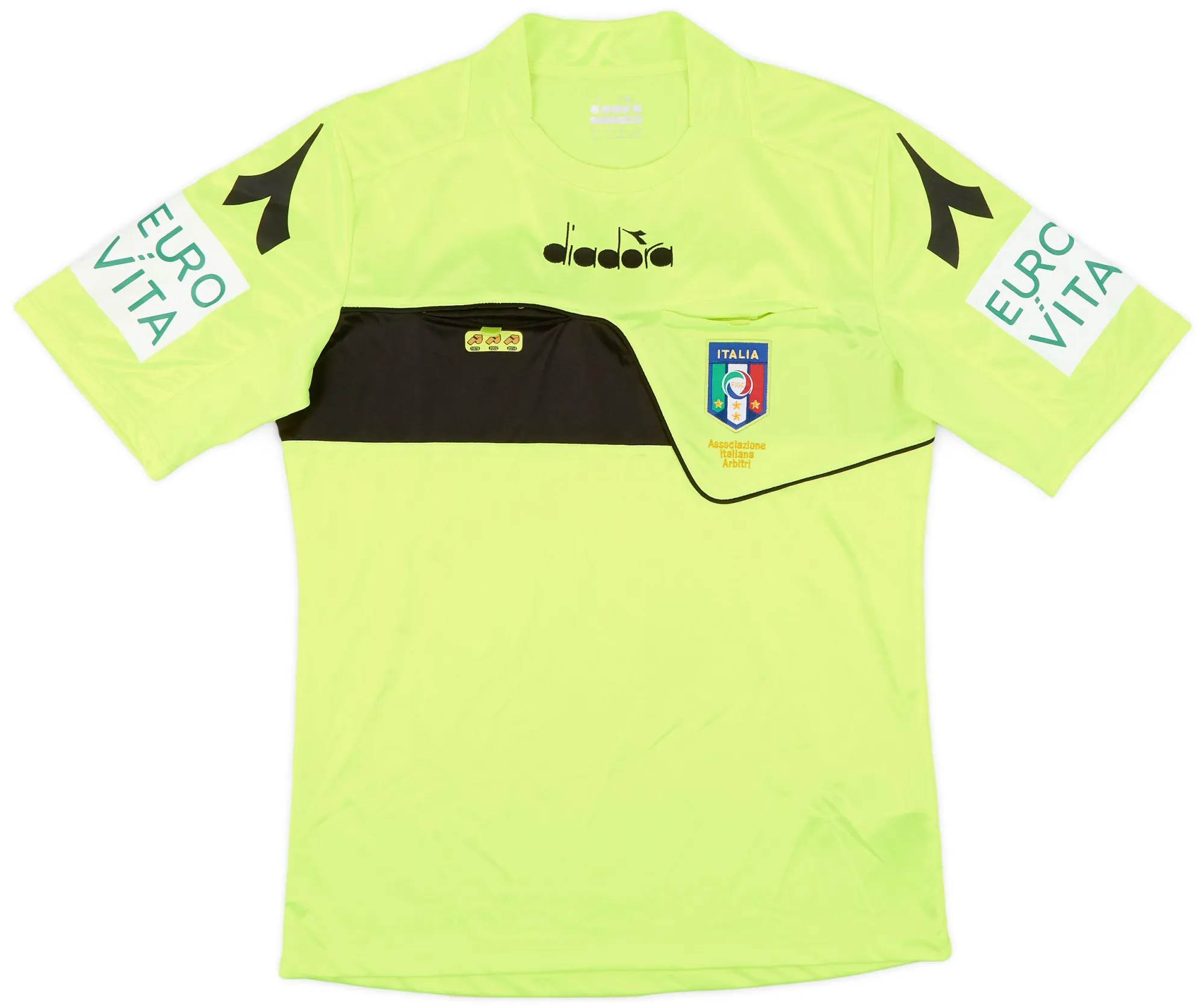 Diadora Italy Mens SS Home Shirt 2018