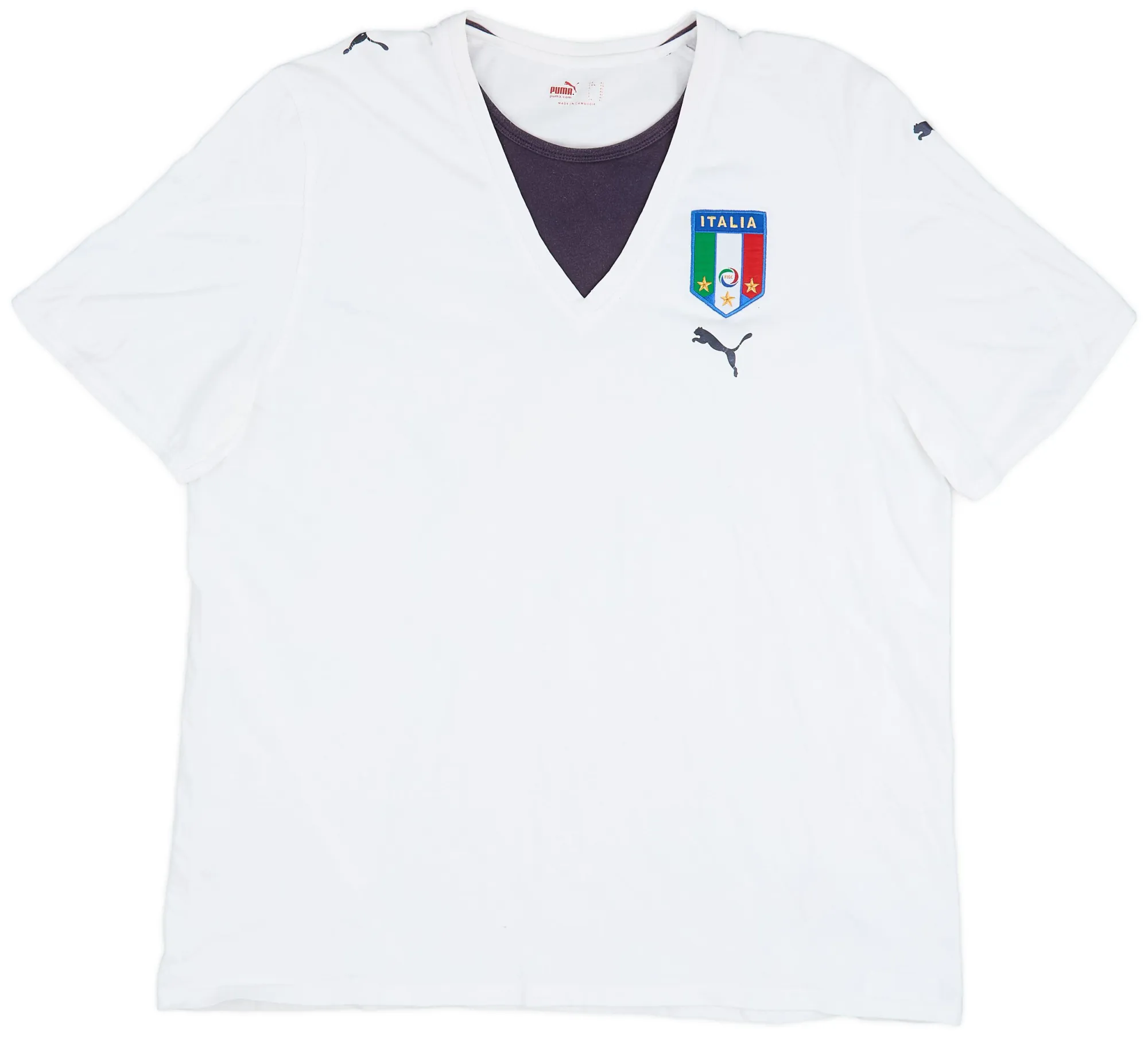 Puma Italy Mens SS Home Shirt 2006