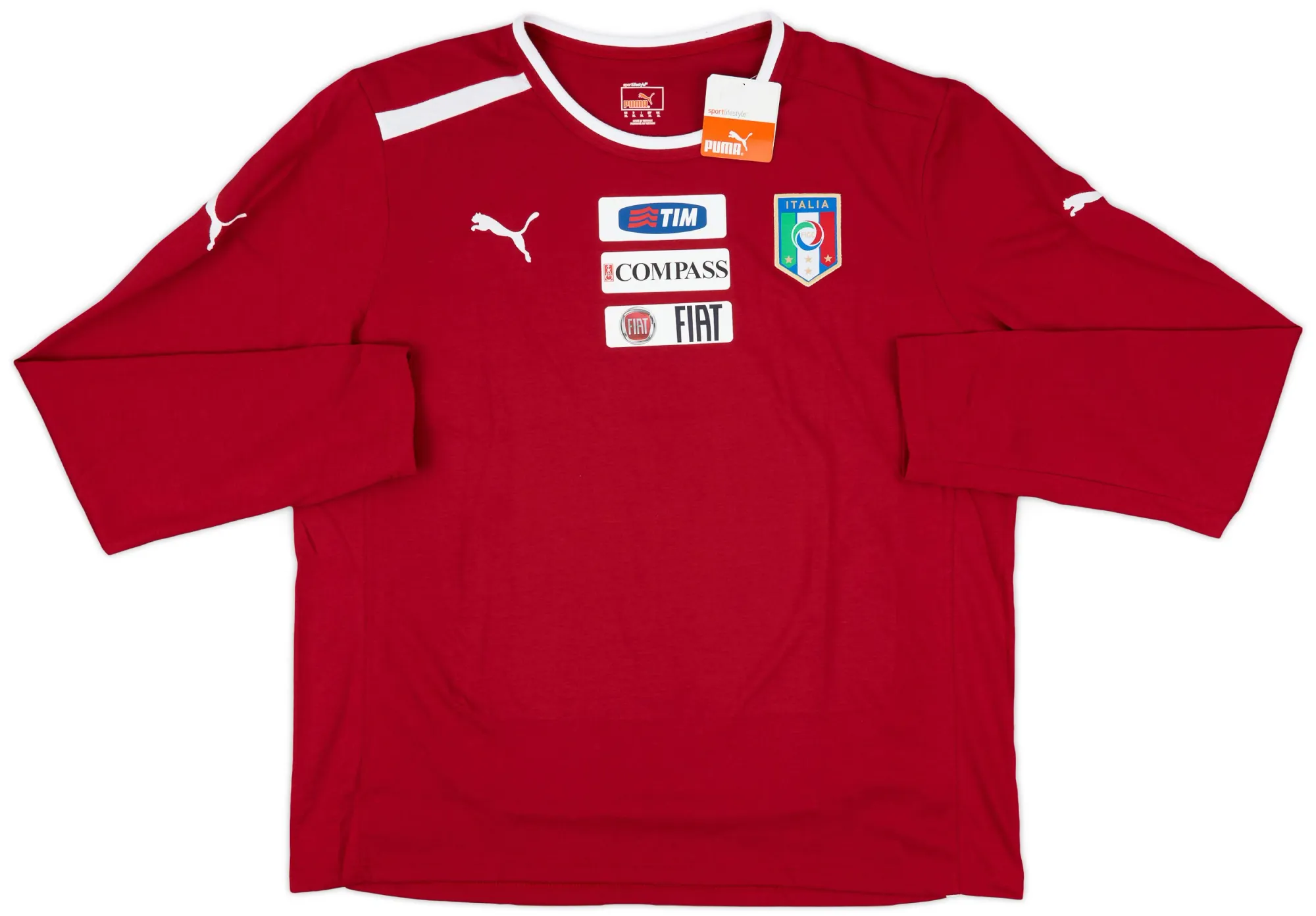 Puma Italy Mens LS Home Shirt 2013