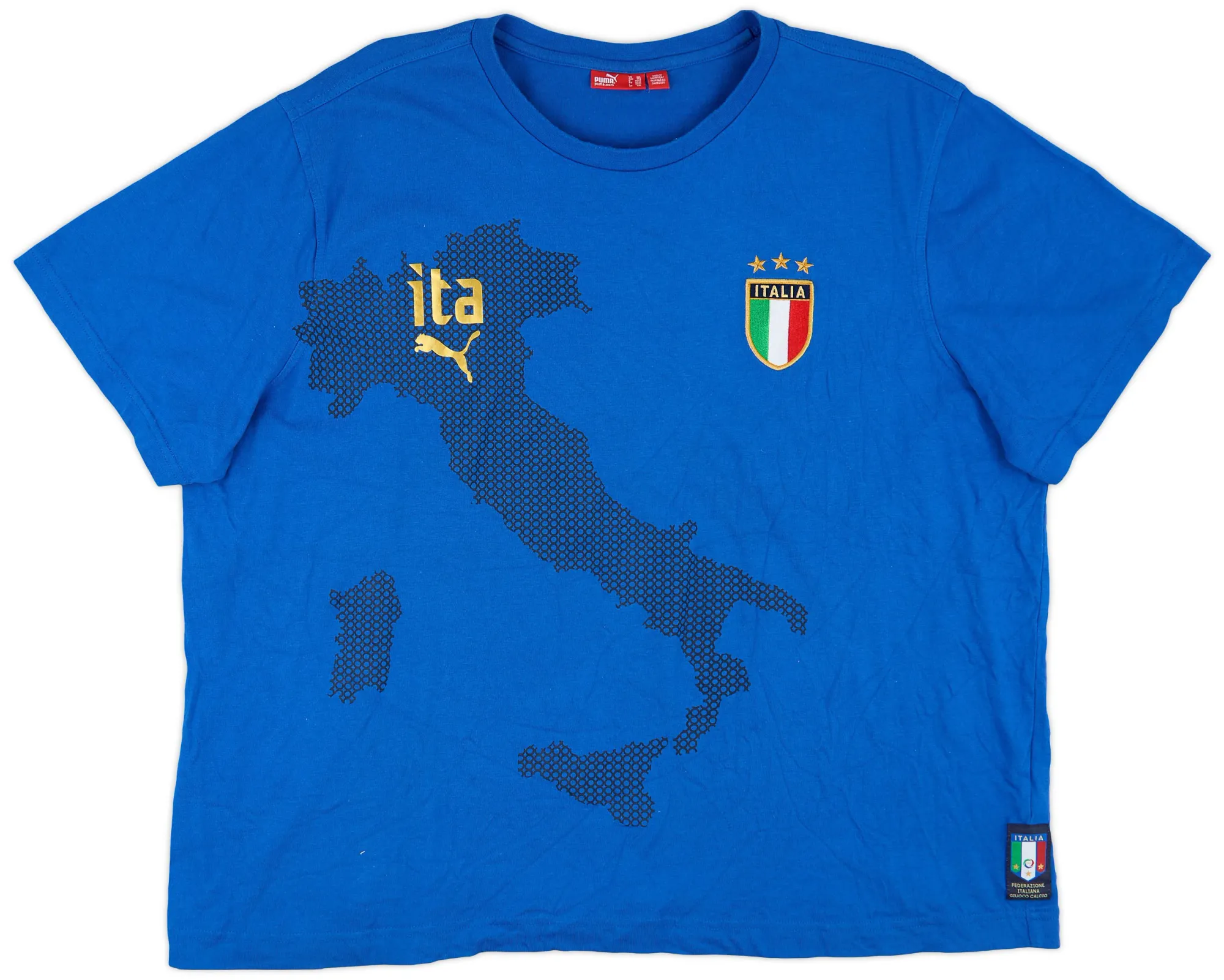Puma Italy Mens SS Home Shirt 2004