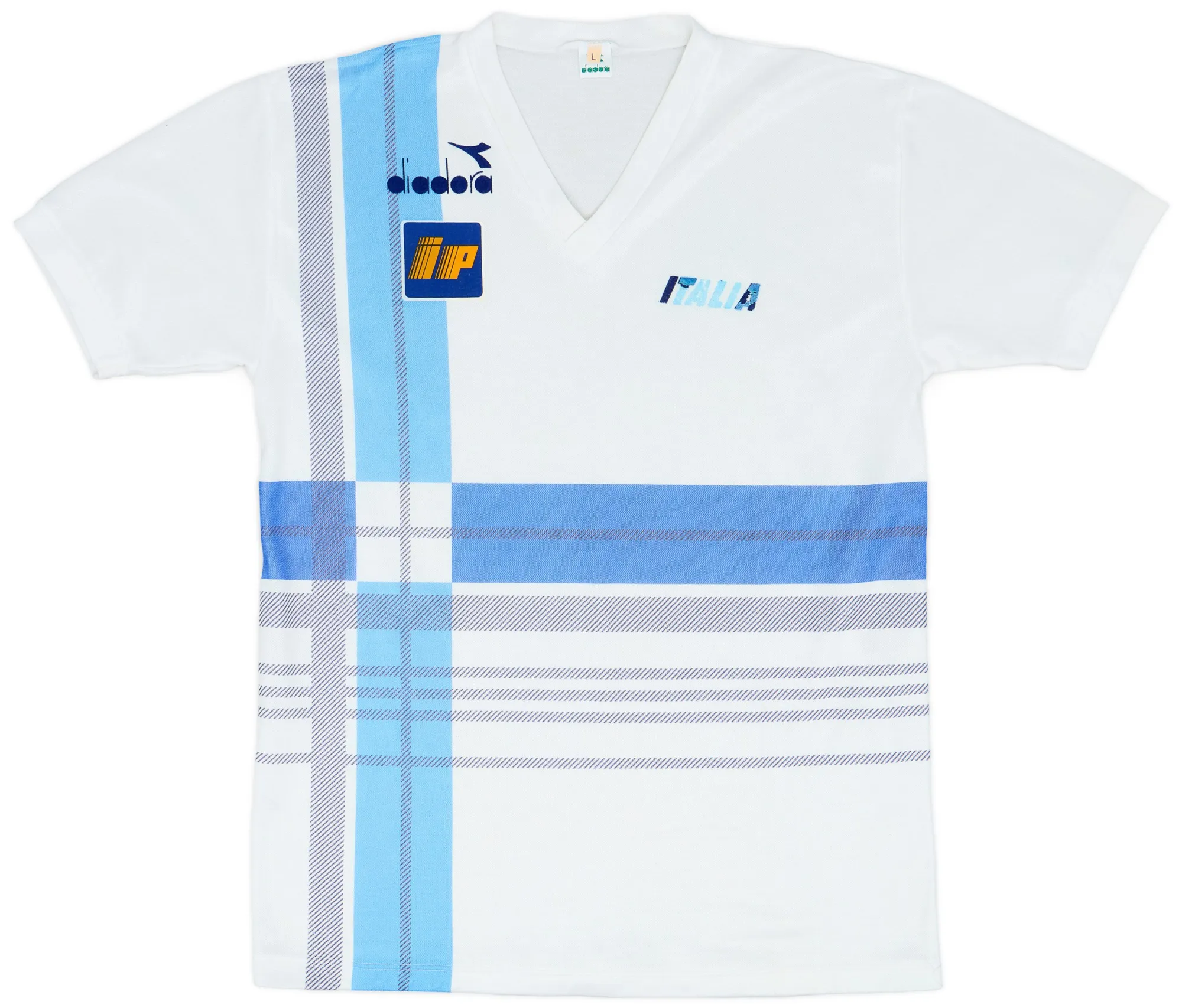 Diadora Italy Mens SS Home Shirt 1986