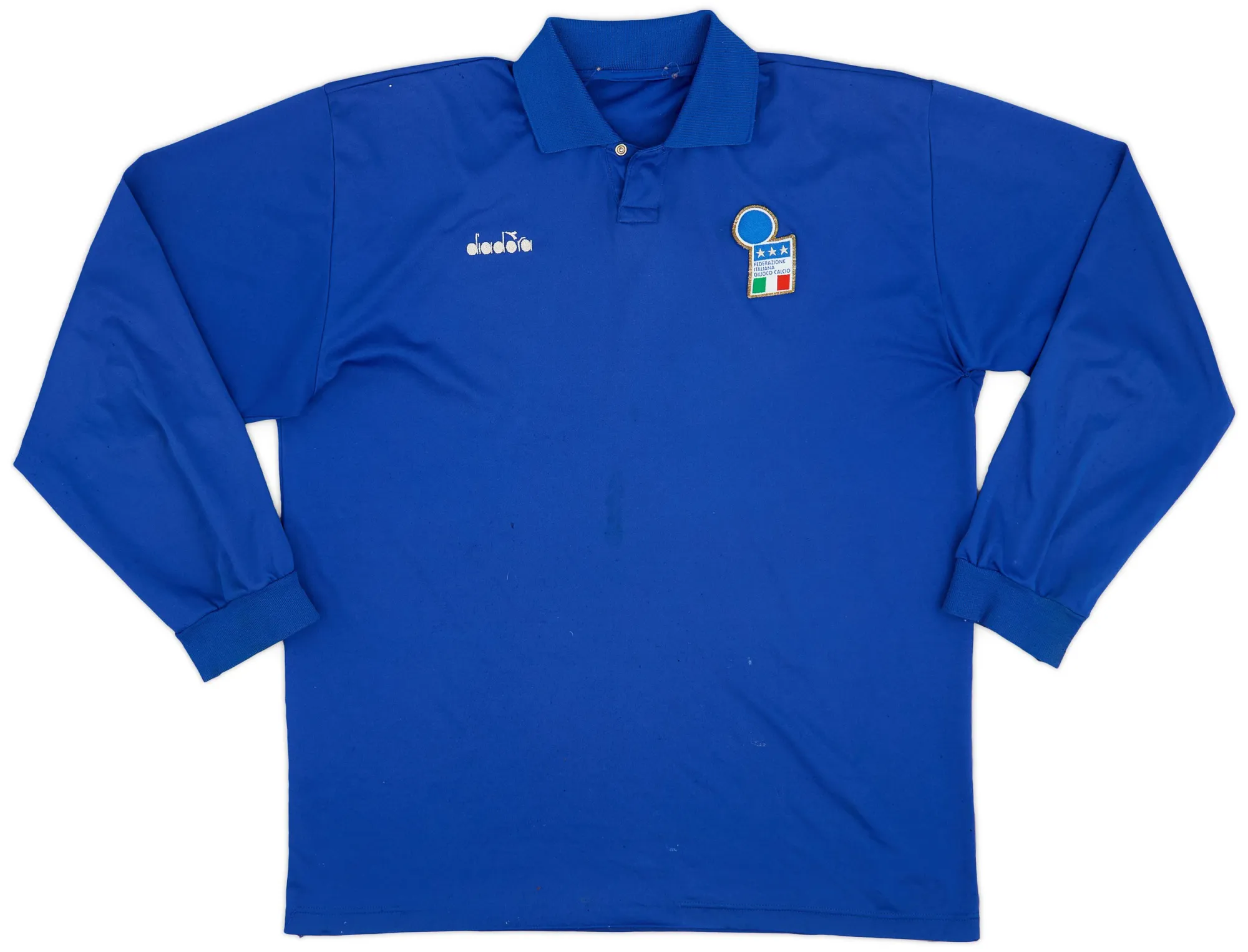Diadora Italy Mens LS Home Shirt 1986