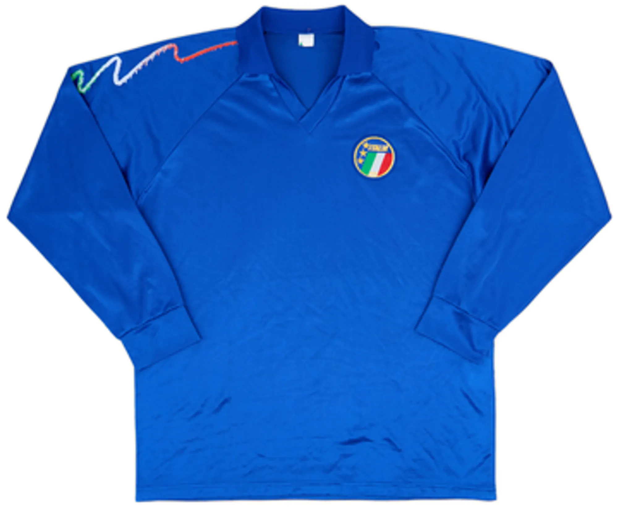 Diadora Italy Mens LS Home Shirt 1990