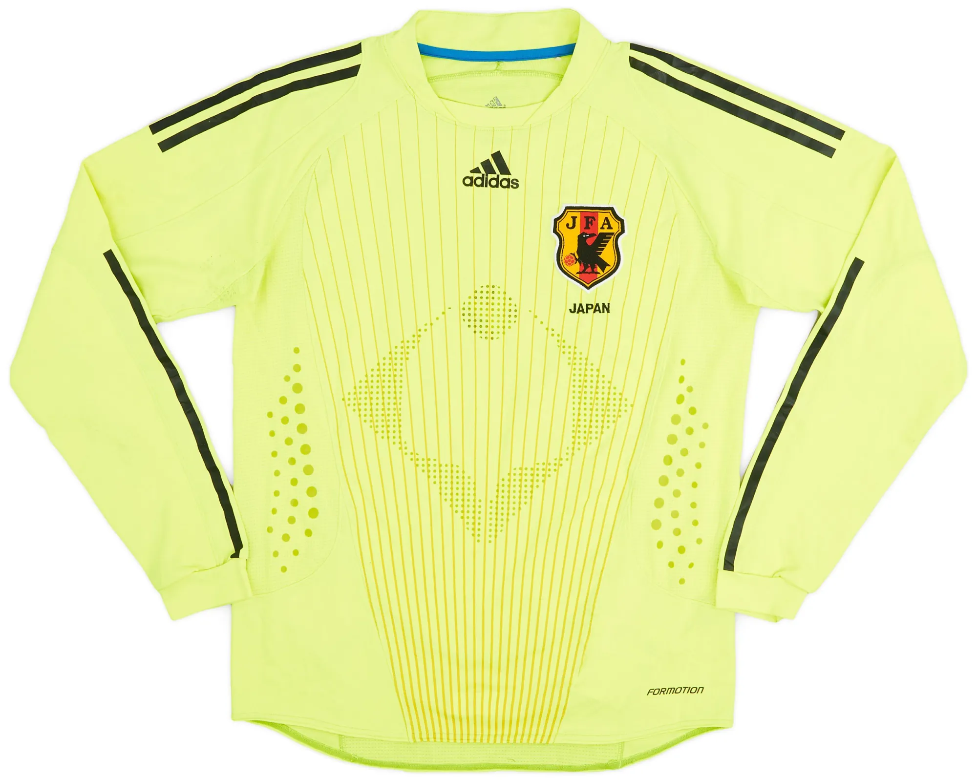adidas Japan Mens LS Goalkeeper Player Issue Home Shirt 2008