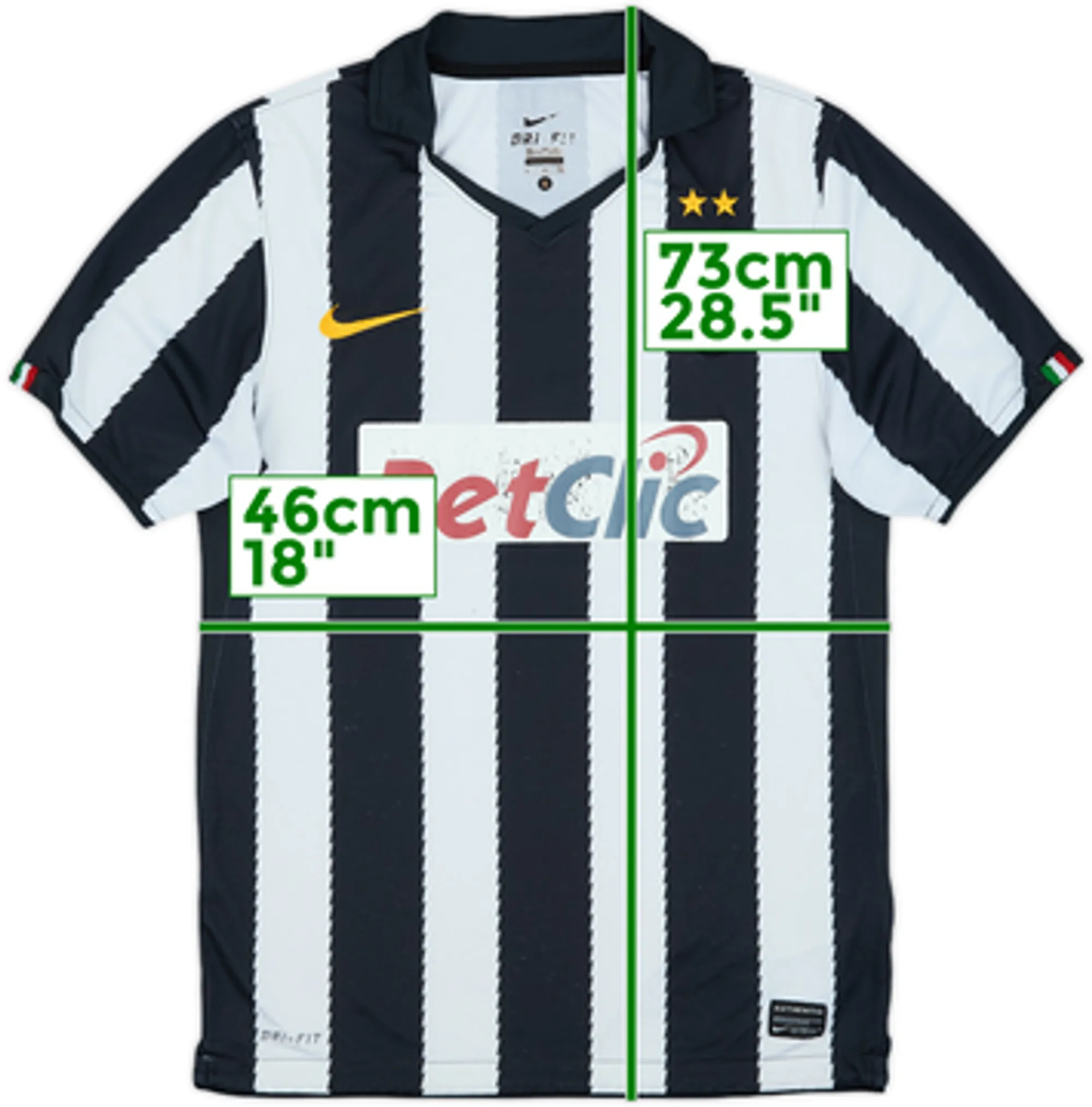 Nike Juventus Mens SS Home Shirt 2010/11