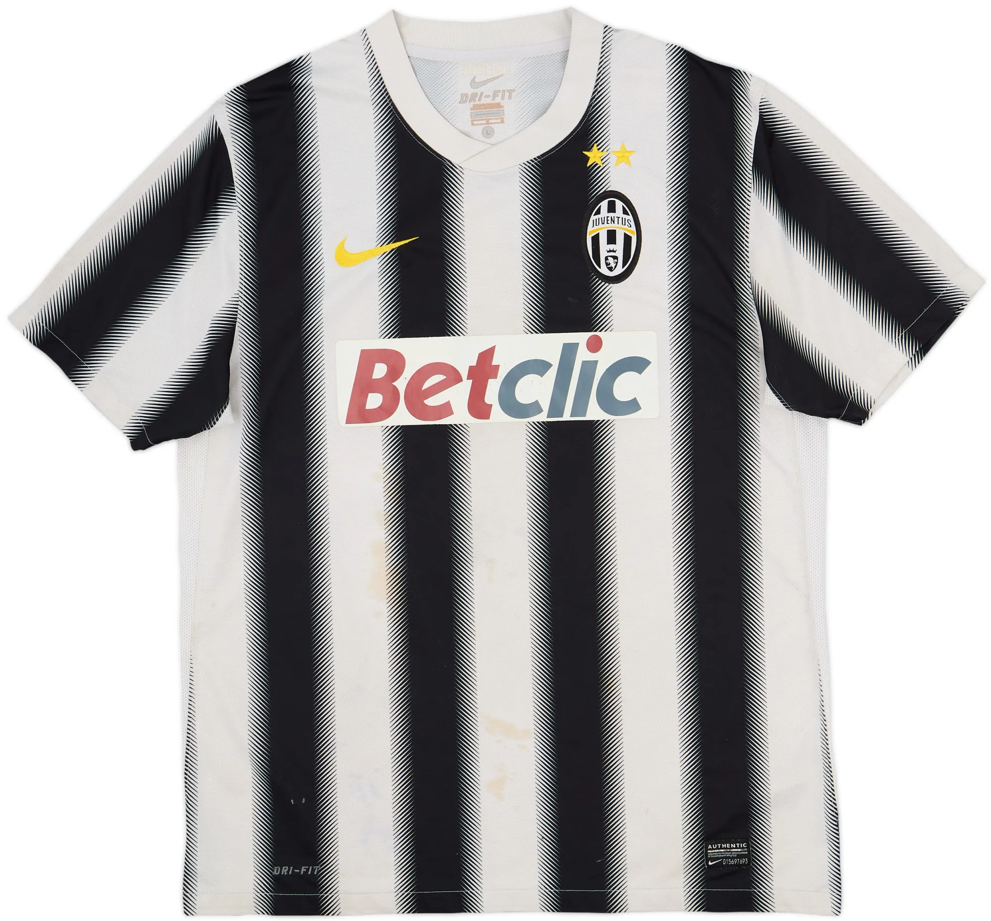 Nike Juventus Mens SS Home Shirt 2011/12
