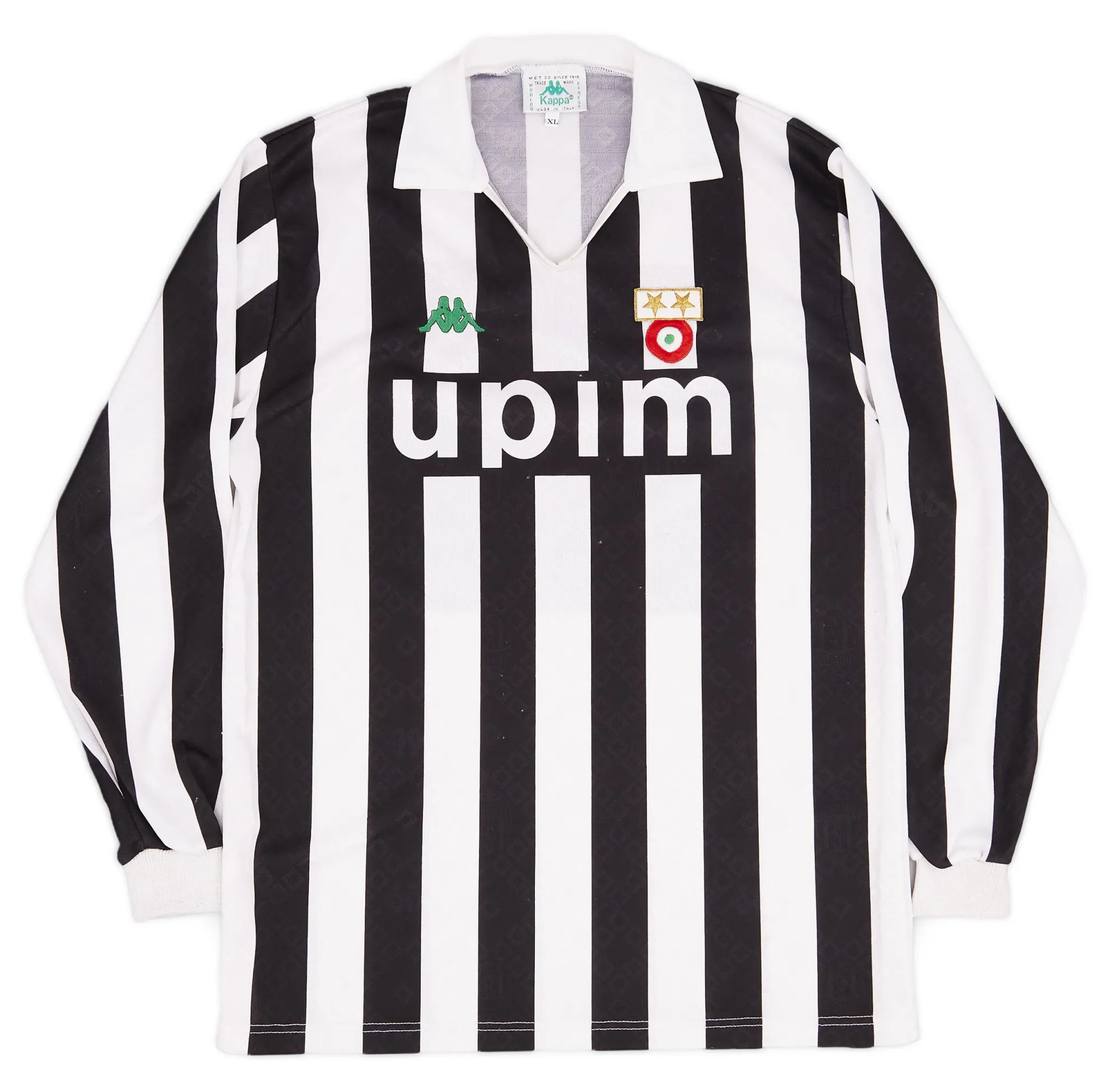 Kappa Juventus Mens LS Home Shirt 1990/91