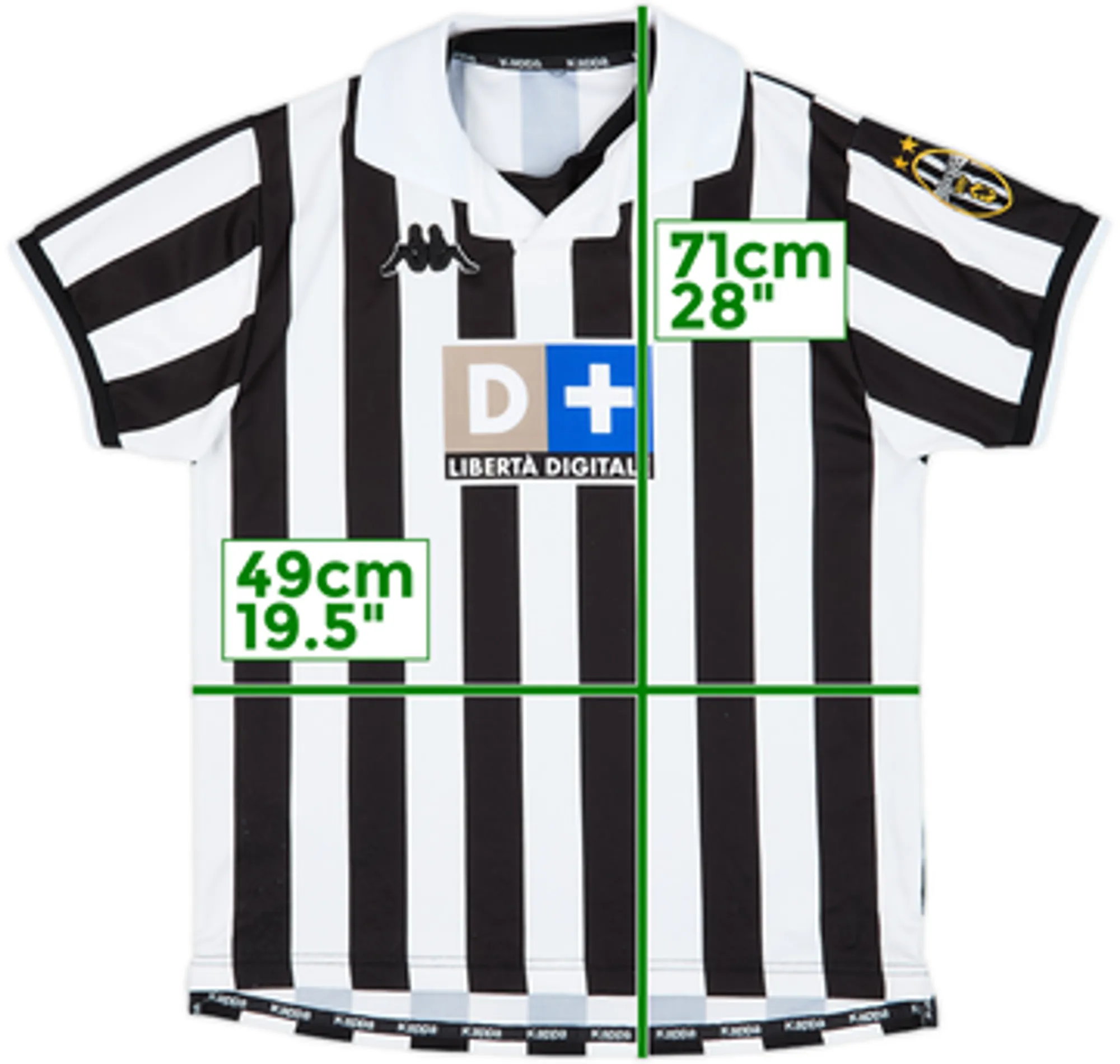 Kappa Juventus Mens SS Home Shirt 1998/99