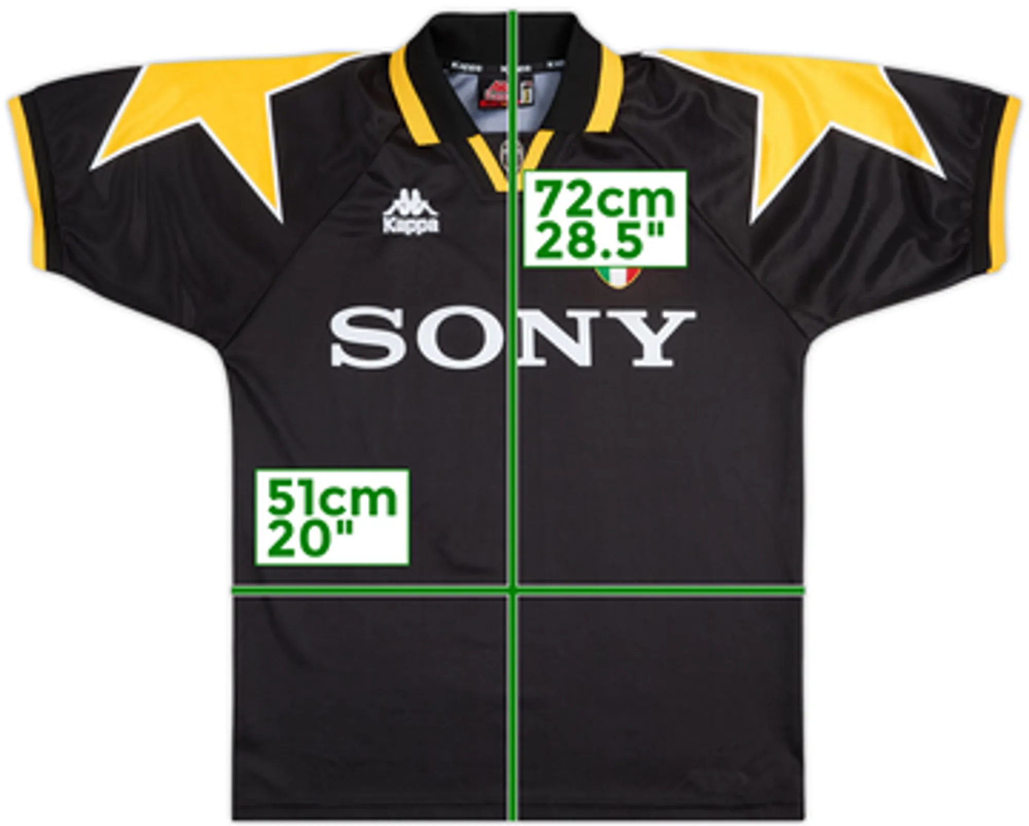 Kappa Juventus Mens SS Third Shirt 1995/96