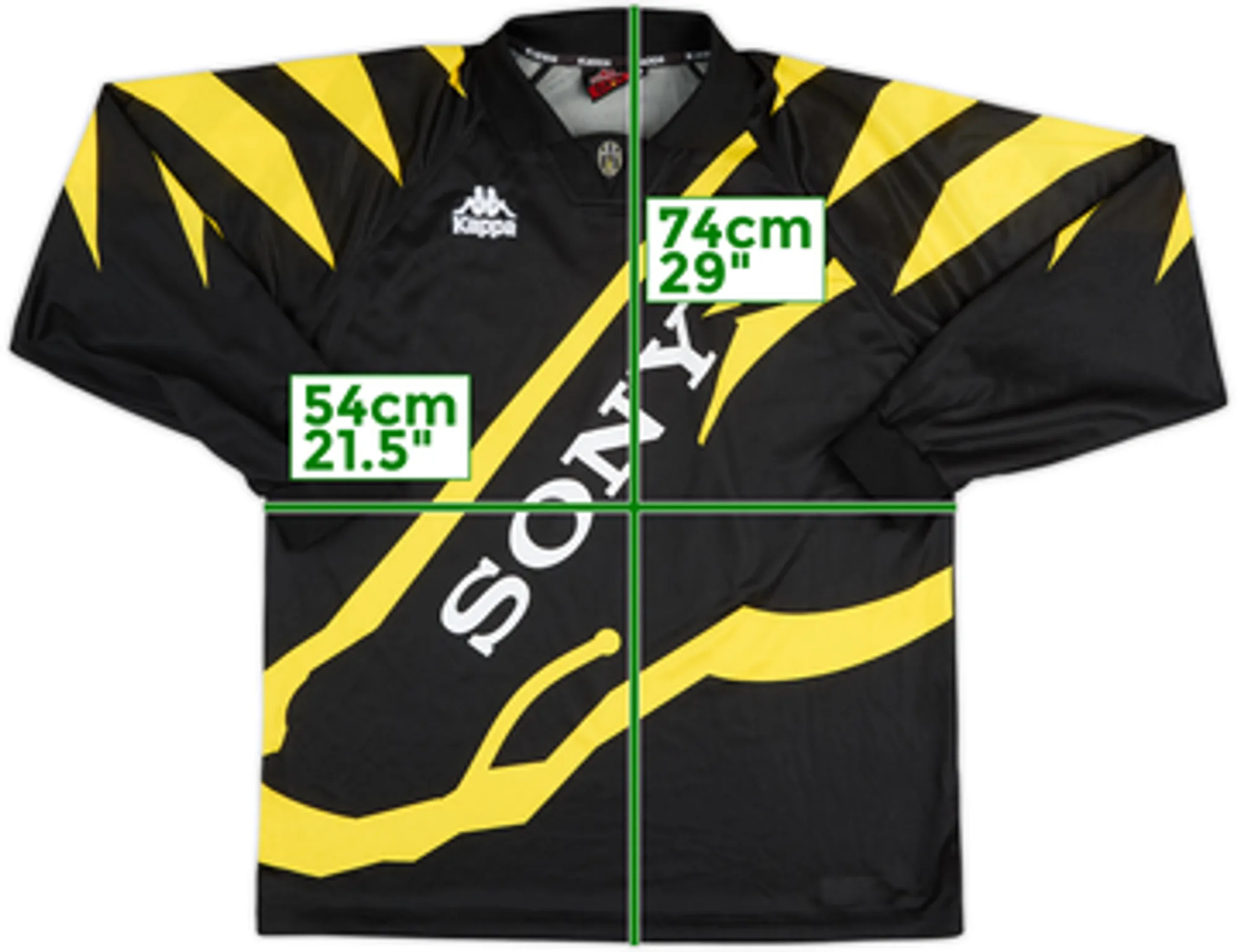 Kappa Juventus Mens LS Third Shirt 1996/97