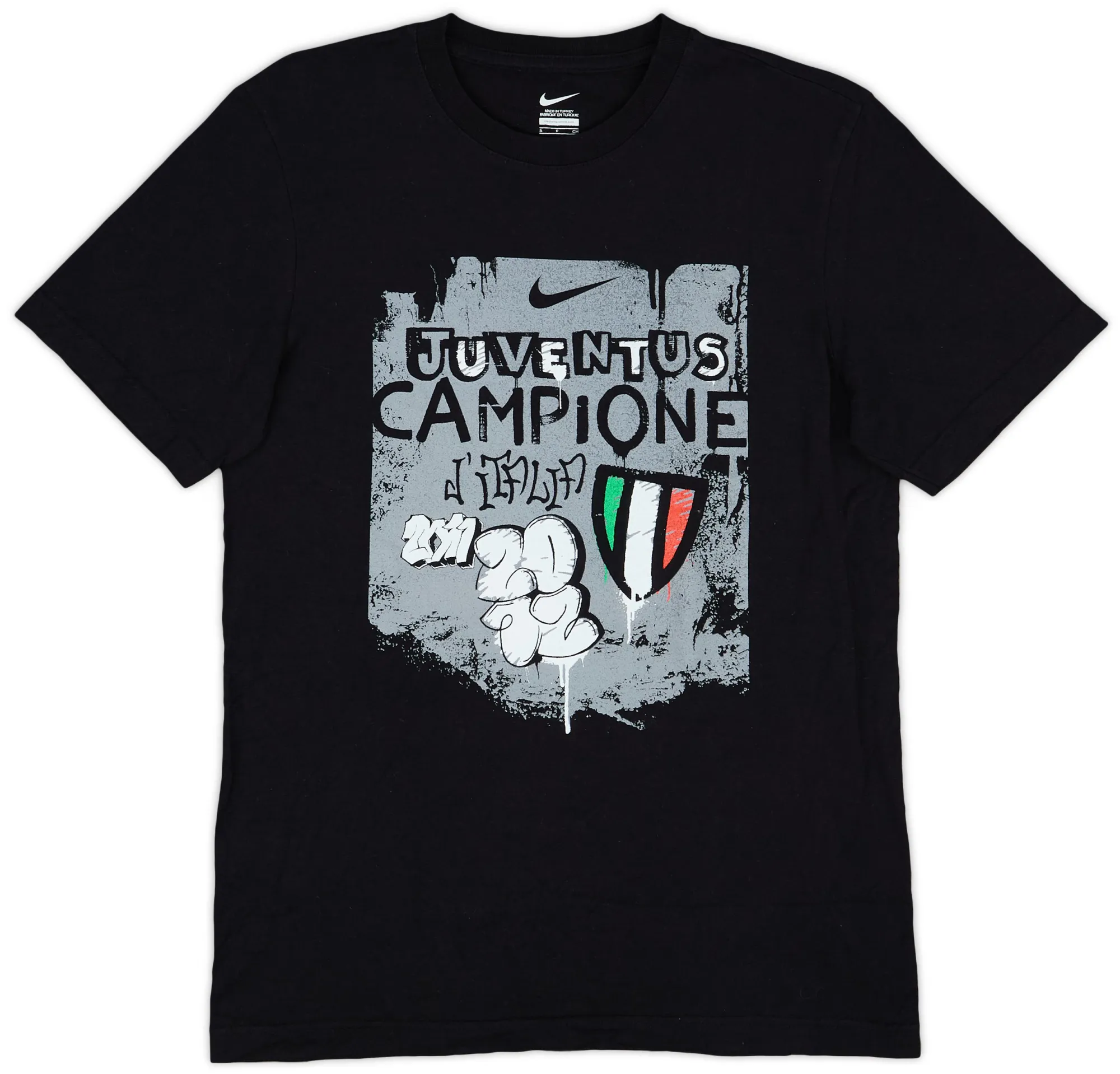 2011-12 Juventus 'Campione' Nike Graphic Tee - 9/10 - (S)