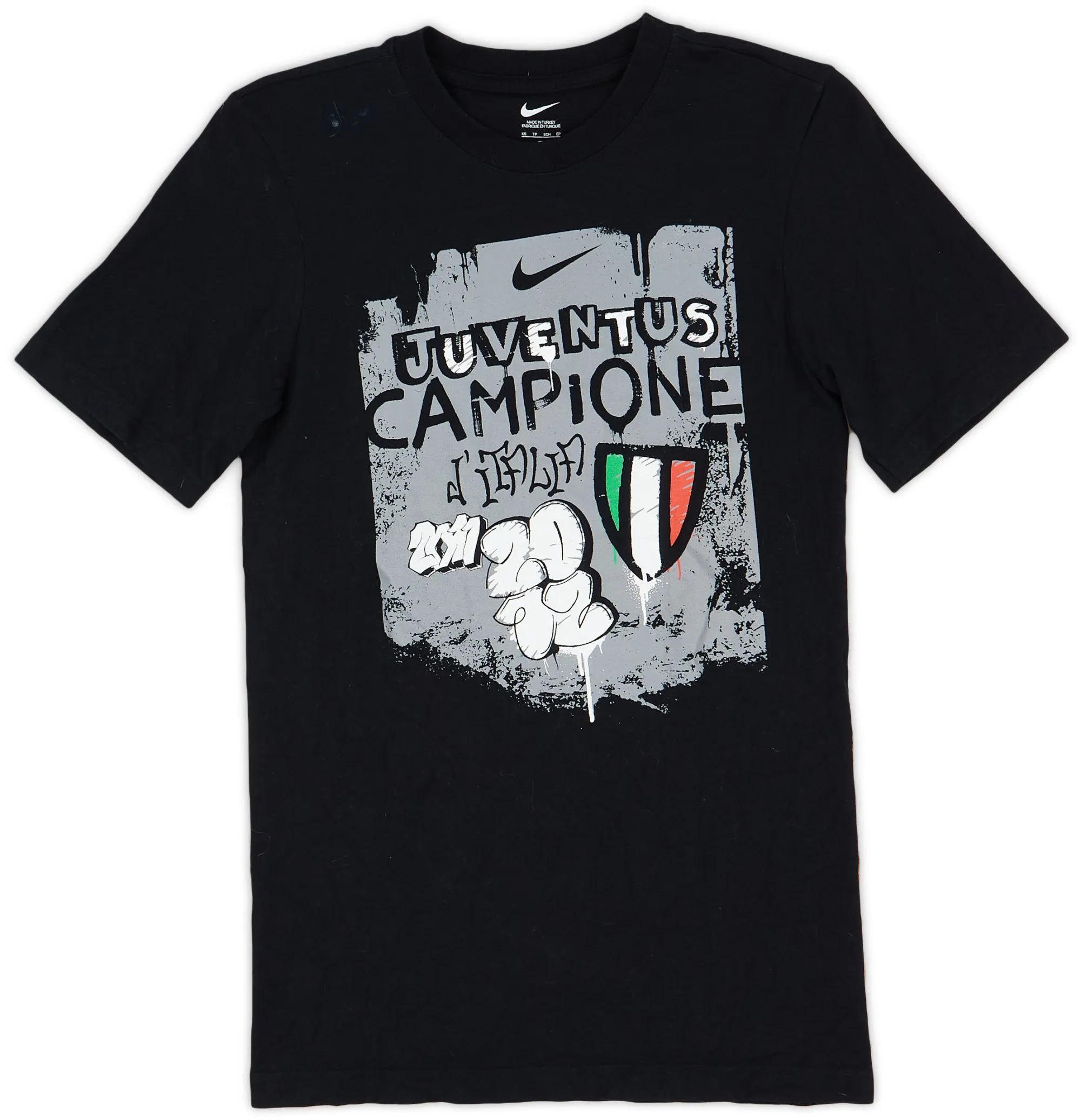 2011-12 Juventus Nike Cotton Tee - 9/10 - (XS)