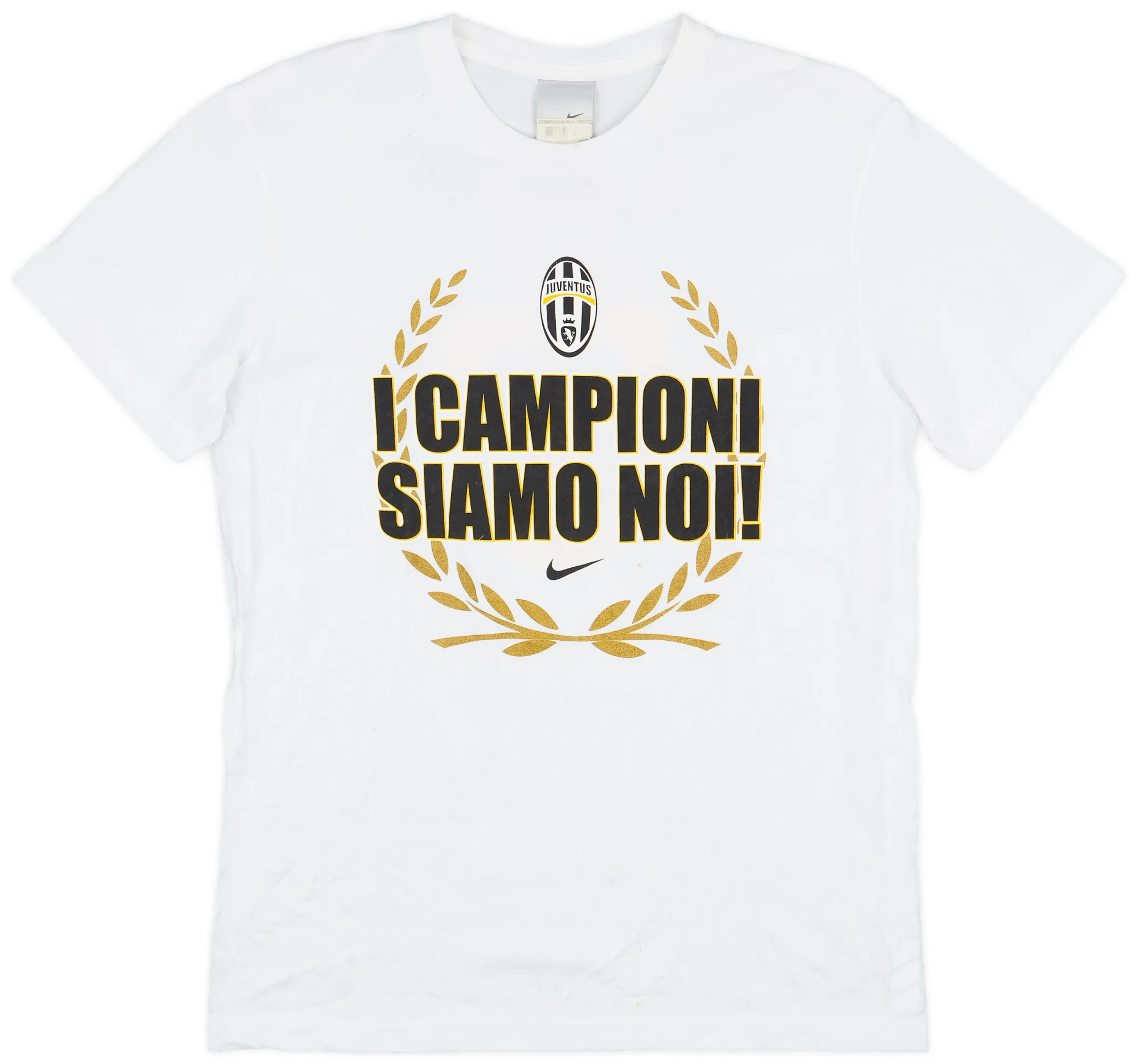 2004-05 Juventus Nike Graphic Tee - 5/10 - (L)