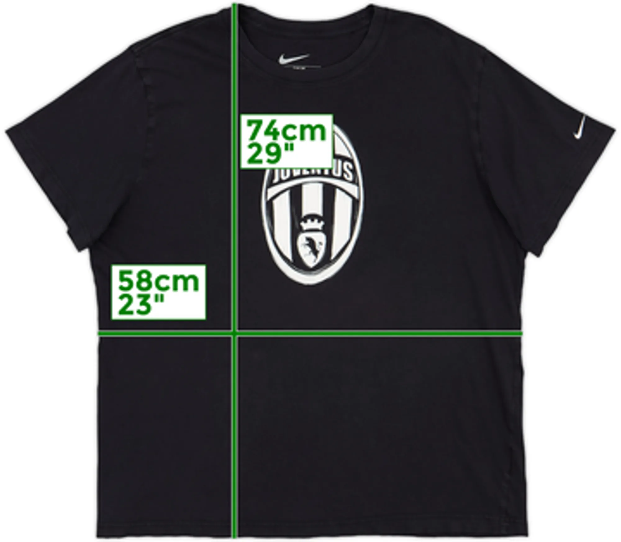 2012-13 Juventus Nike Cotton Tee - 9/10 - (M)