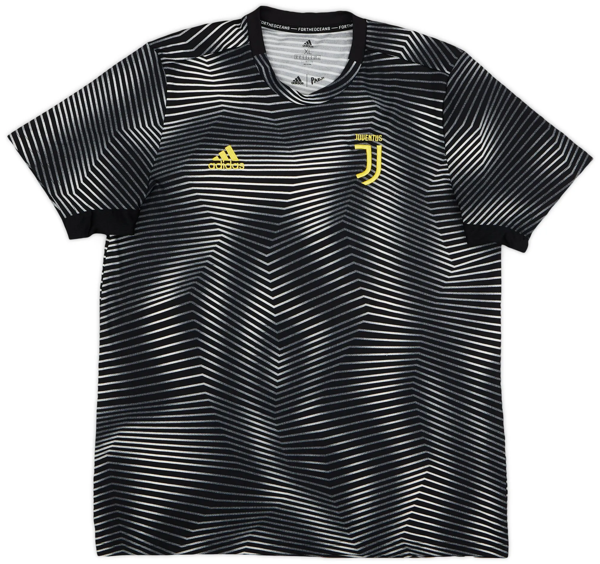 adidas Juventus Mens SS Pre-Match Home Shirt 2018/19