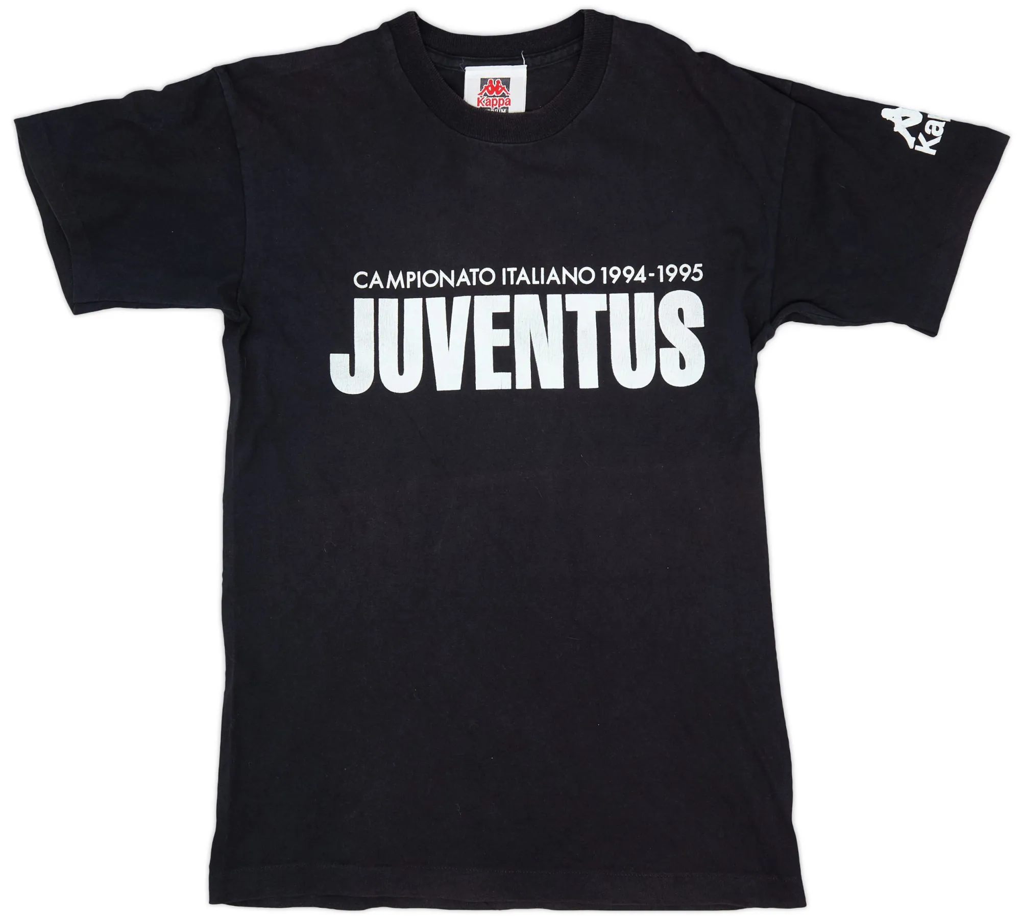 1994-95 Juventus 'Campionato Italiano 1994-1995' Cotton Tee - 6/10 - (M)