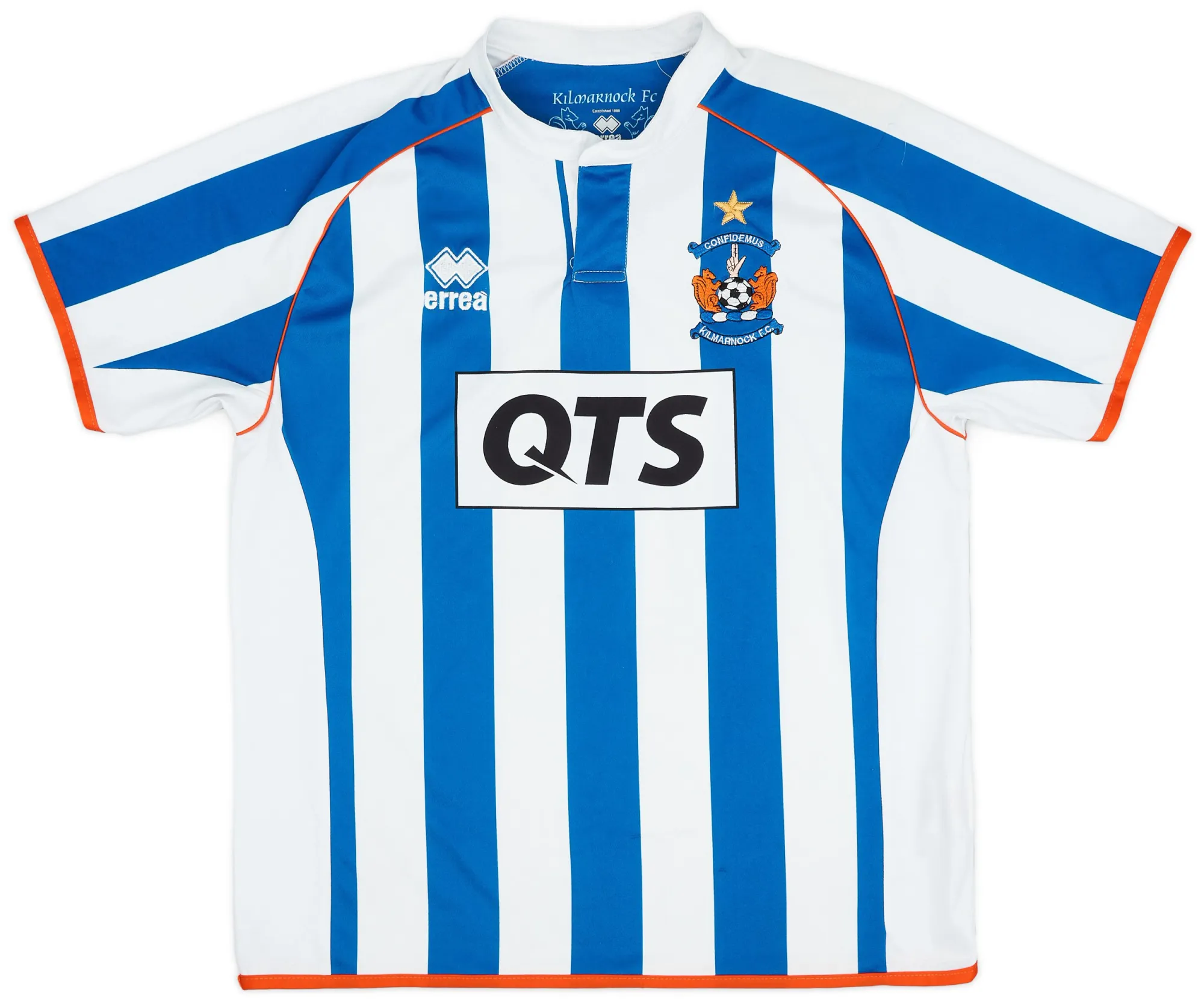 Errea Kilmarnock Mens SS Home Shirt 2014/15