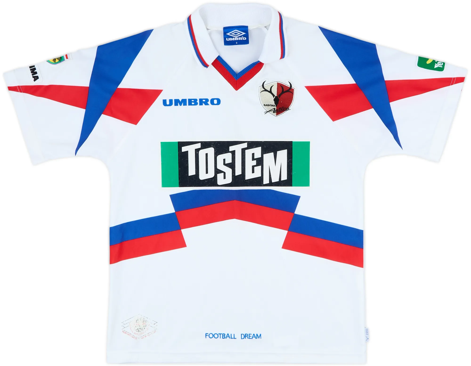 Umbro Kashima Antlers Mens SS Away Shirt 1997/98