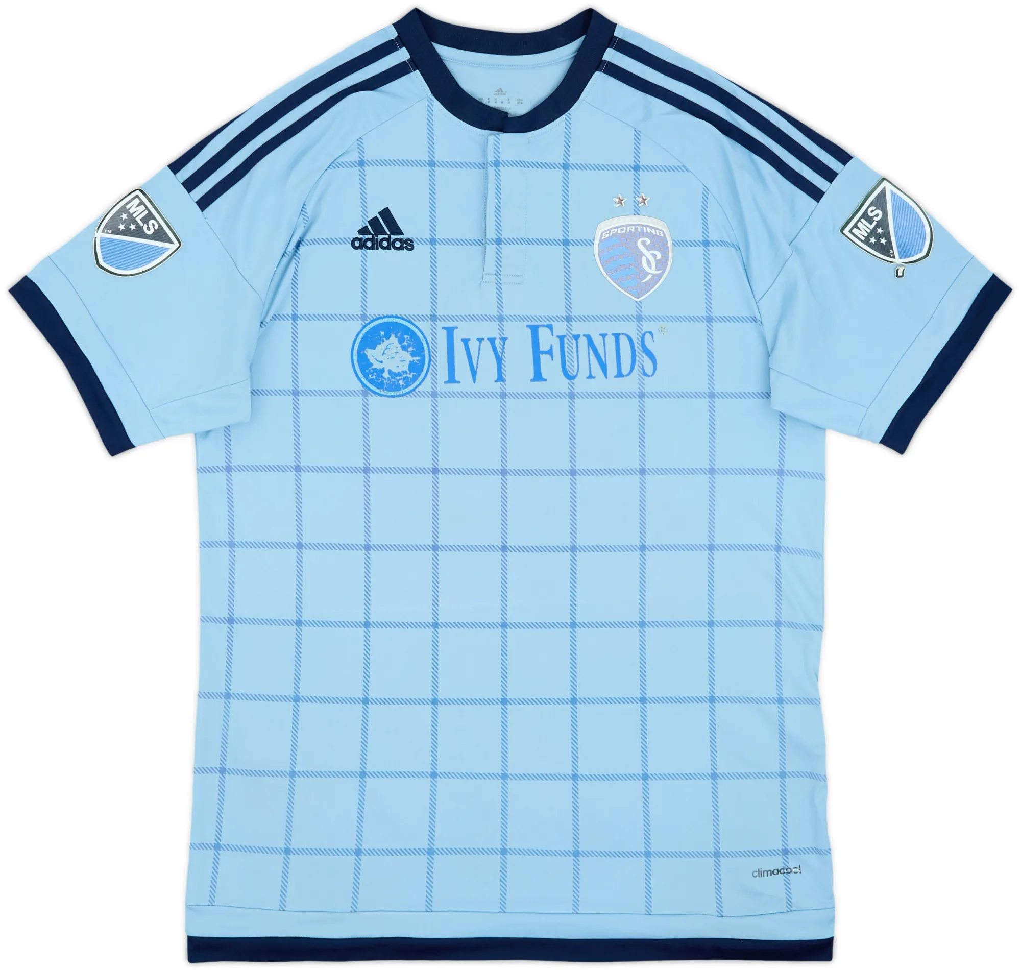 adidas Sporting Kansas City Mens SS Home Shirt 2015