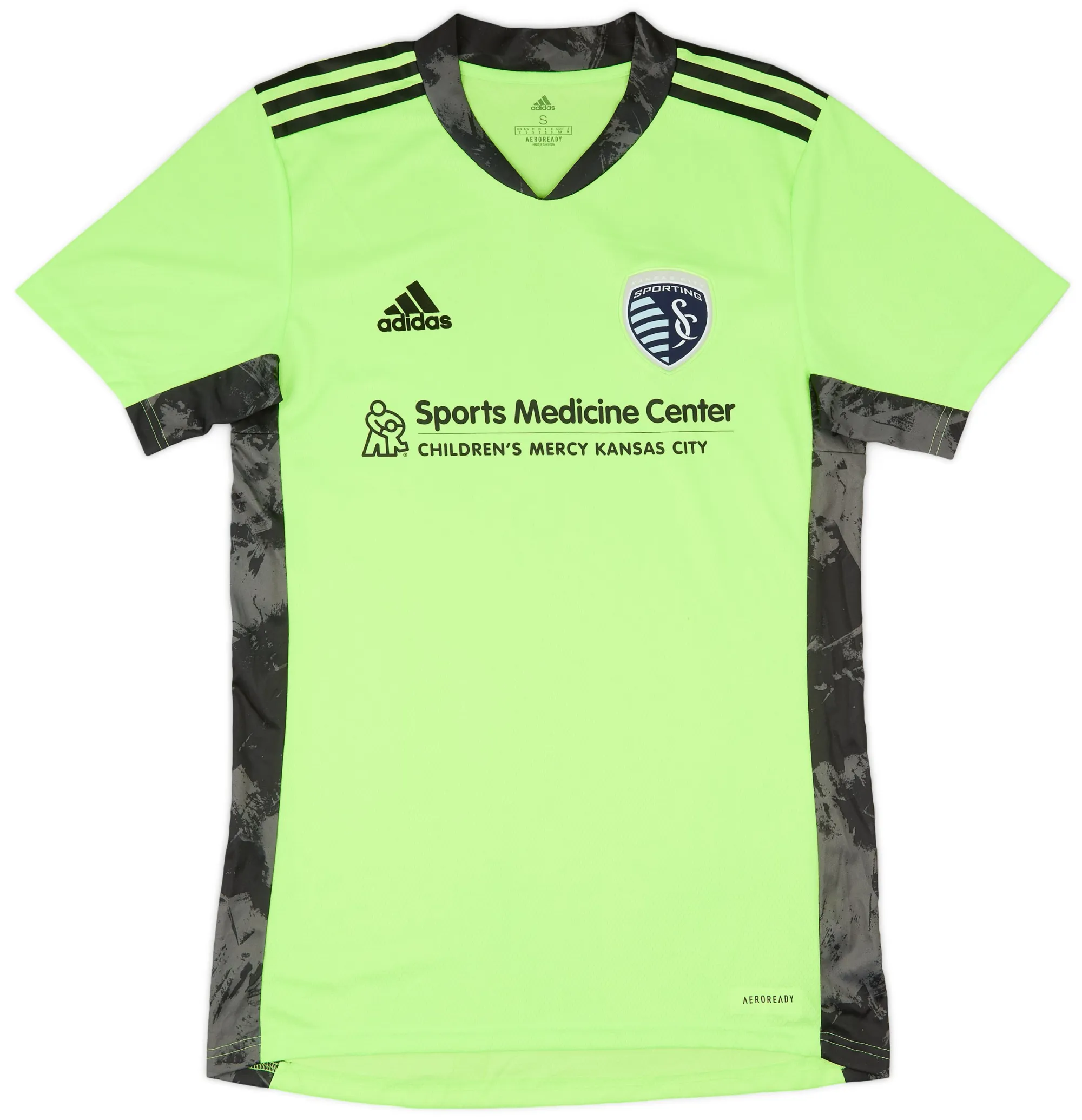 adidas Sporting Kansas City Mens LS Goalkeeper Home Shirt 2020