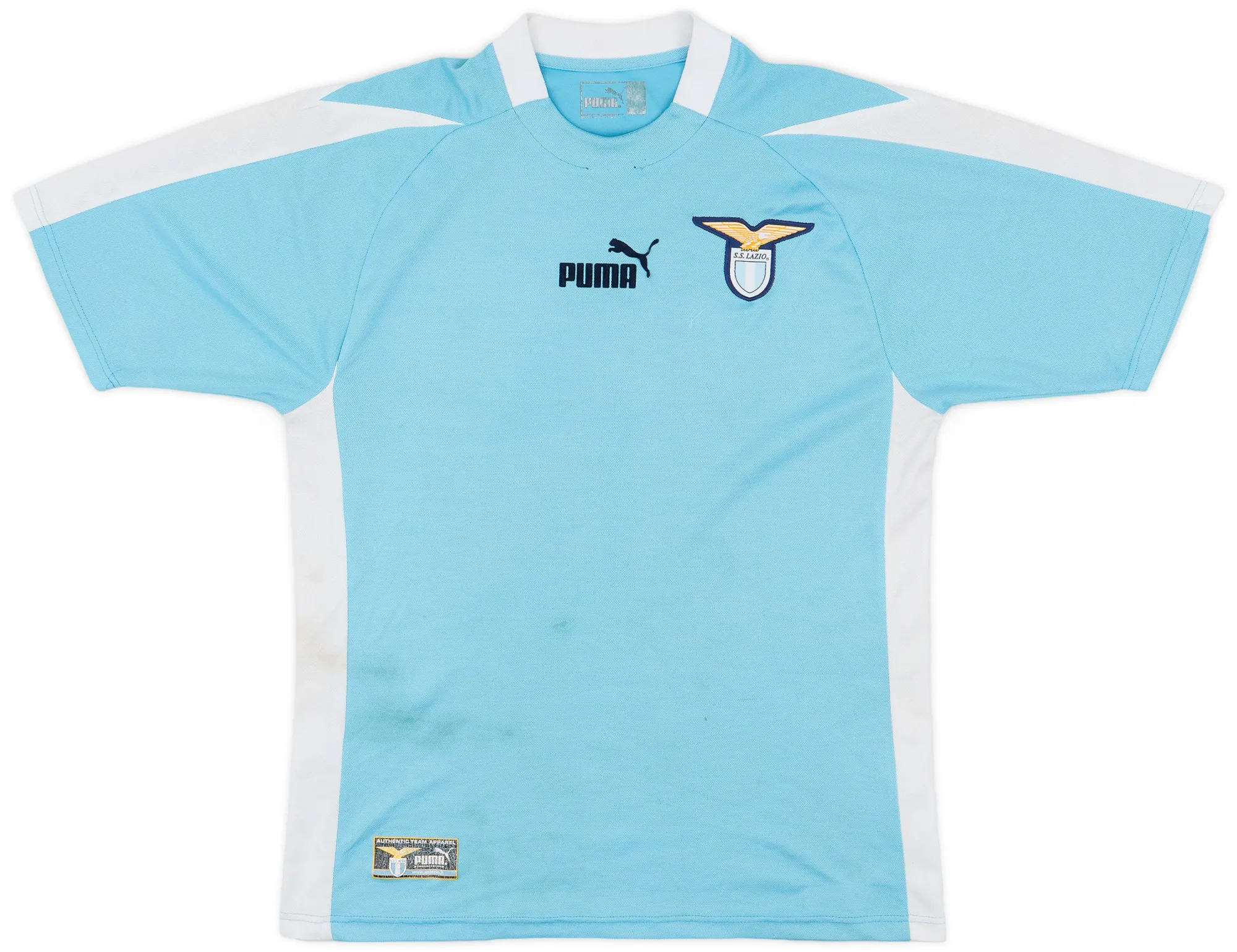 Puma Lazio Mens SS Home Shirt 2003/04