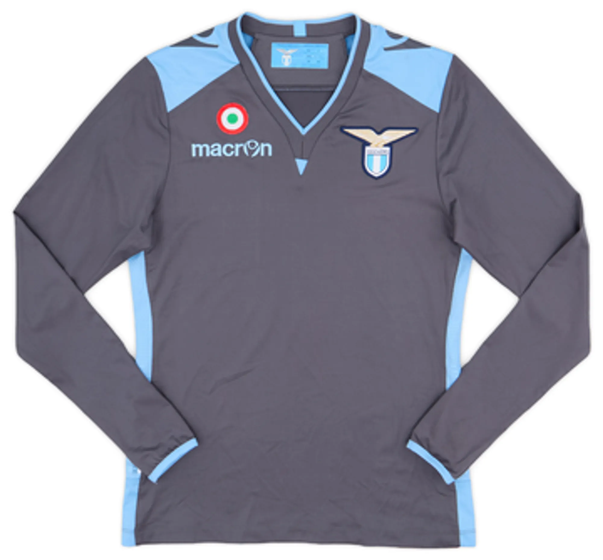Macron Lazio Boys LS Goalkeeper Home Shirt 2013/14