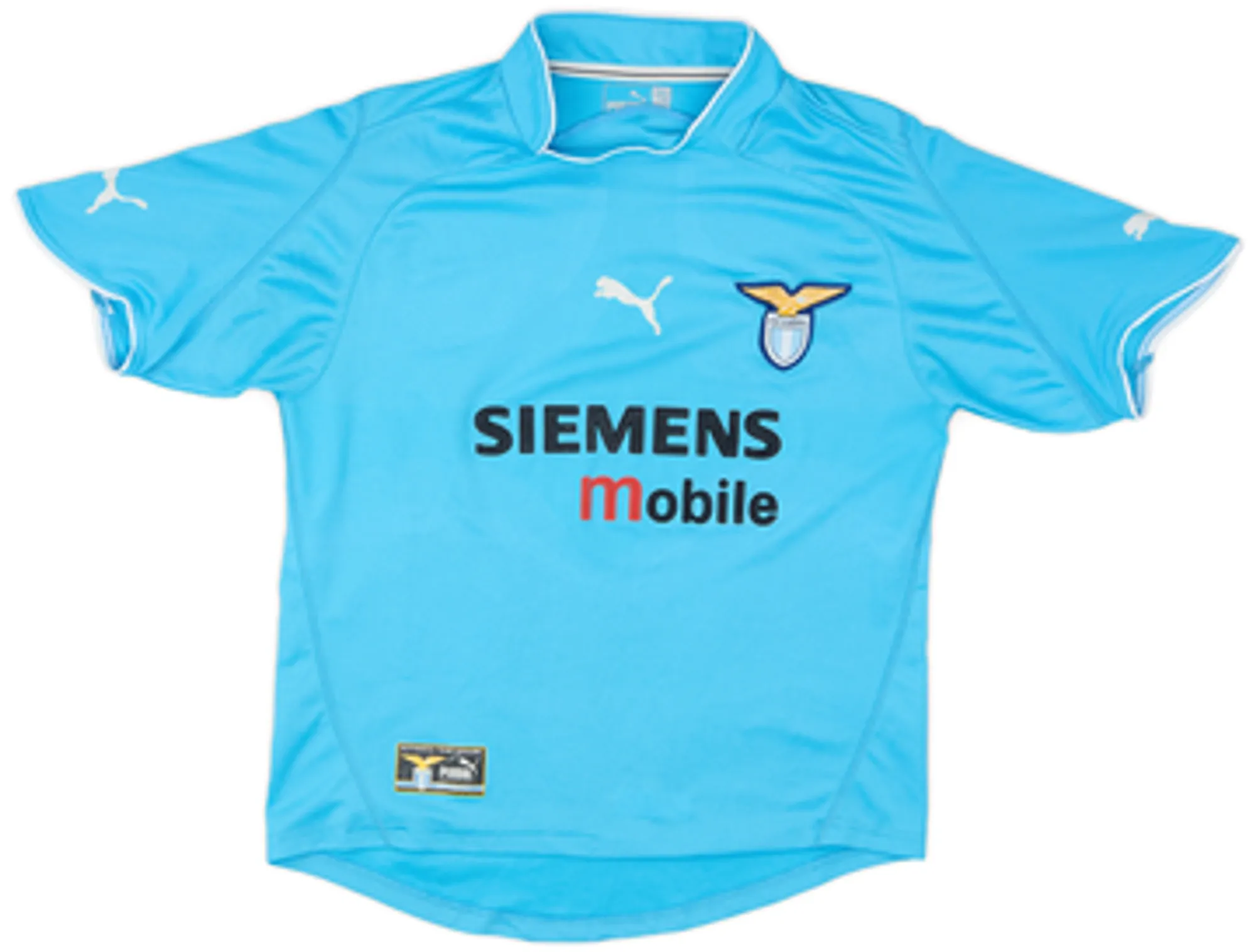 Puma Lazio Boys SS Home Shirt 2002/03