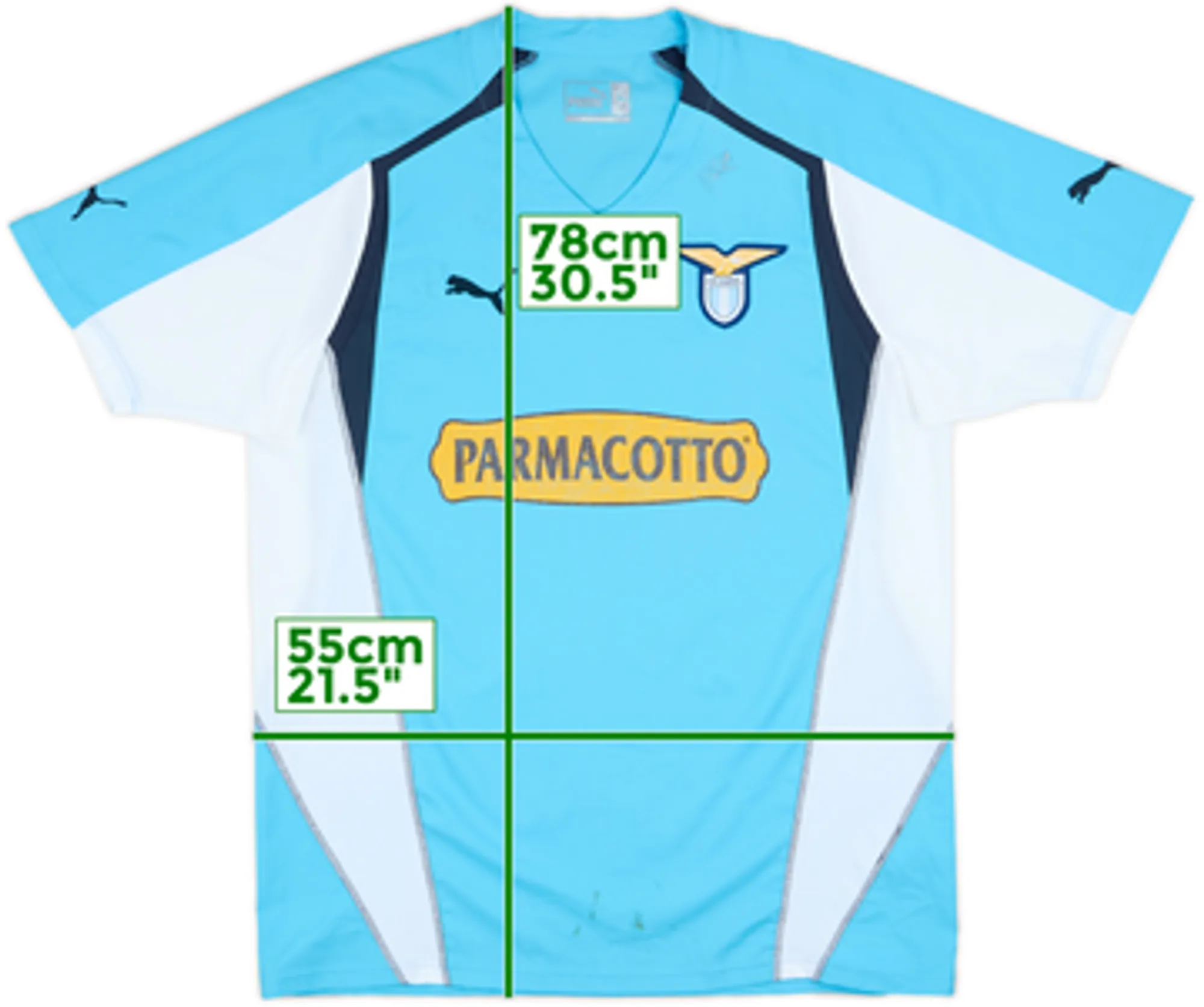 Puma Lazio Mens SS Home Shirt 2004/05