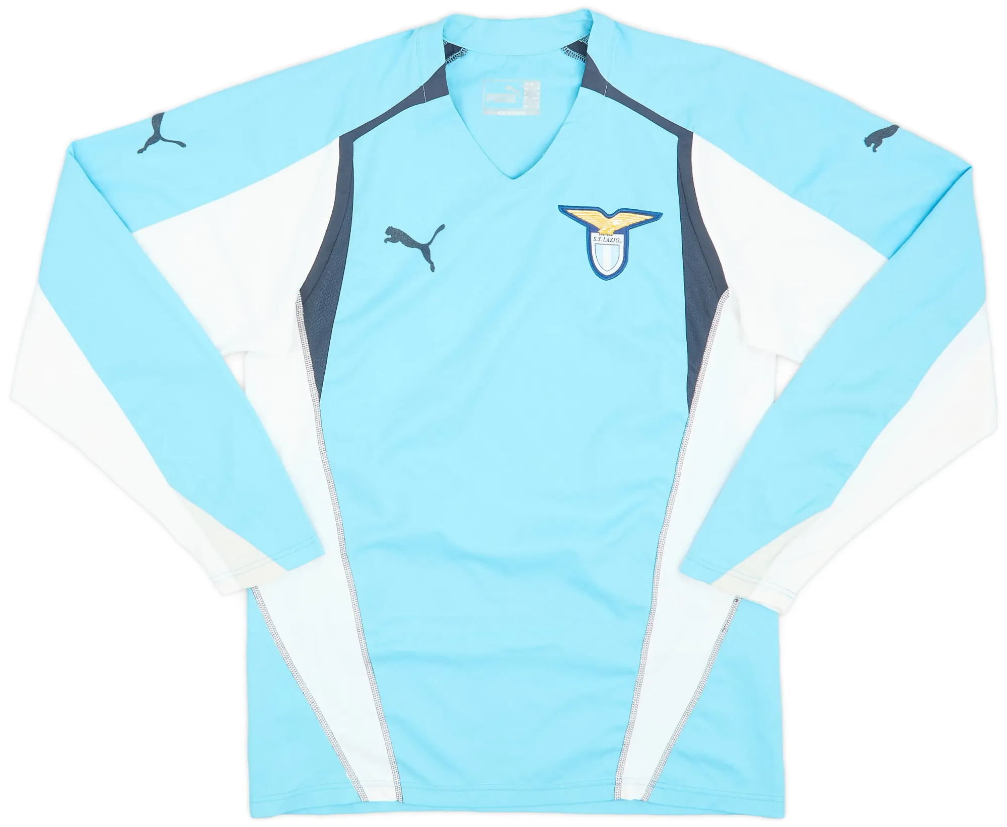 Puma Lazio Mens LS Home Shirt 2004/05