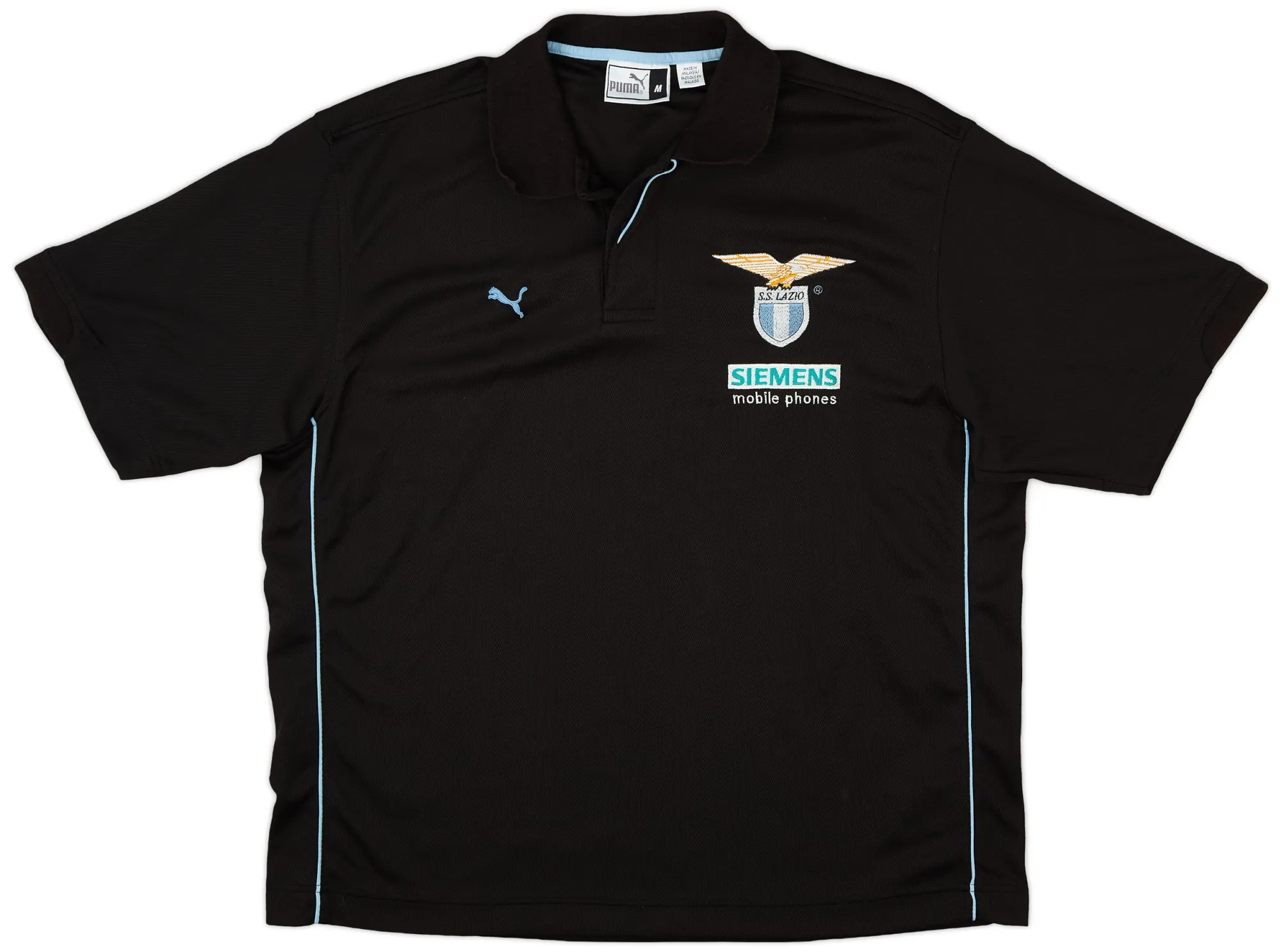 Puma Lazio Mens SS Home Shirt 2001/02