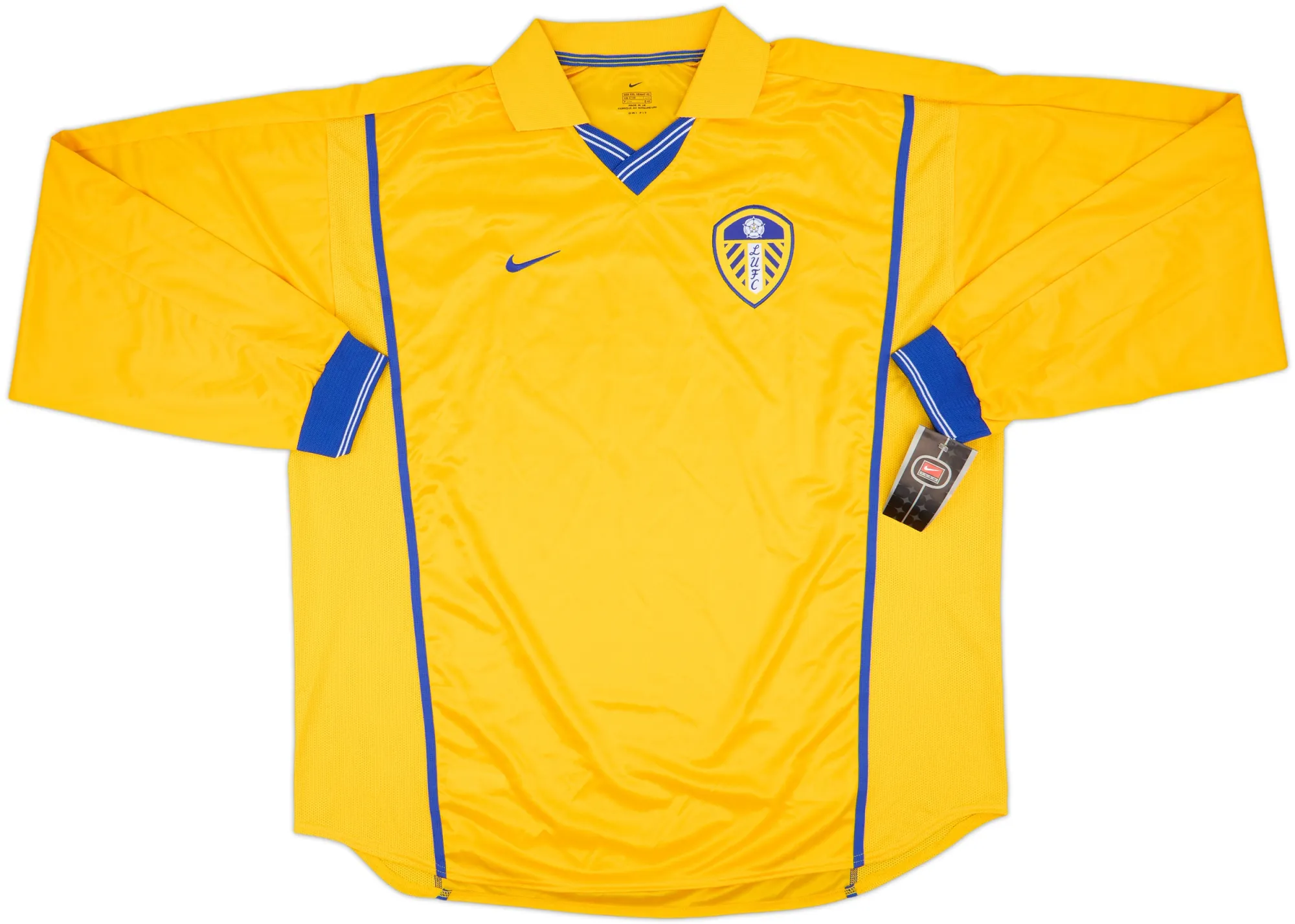 Nike Leeds United Mens LS Player Issue Away Shirt 2000/02