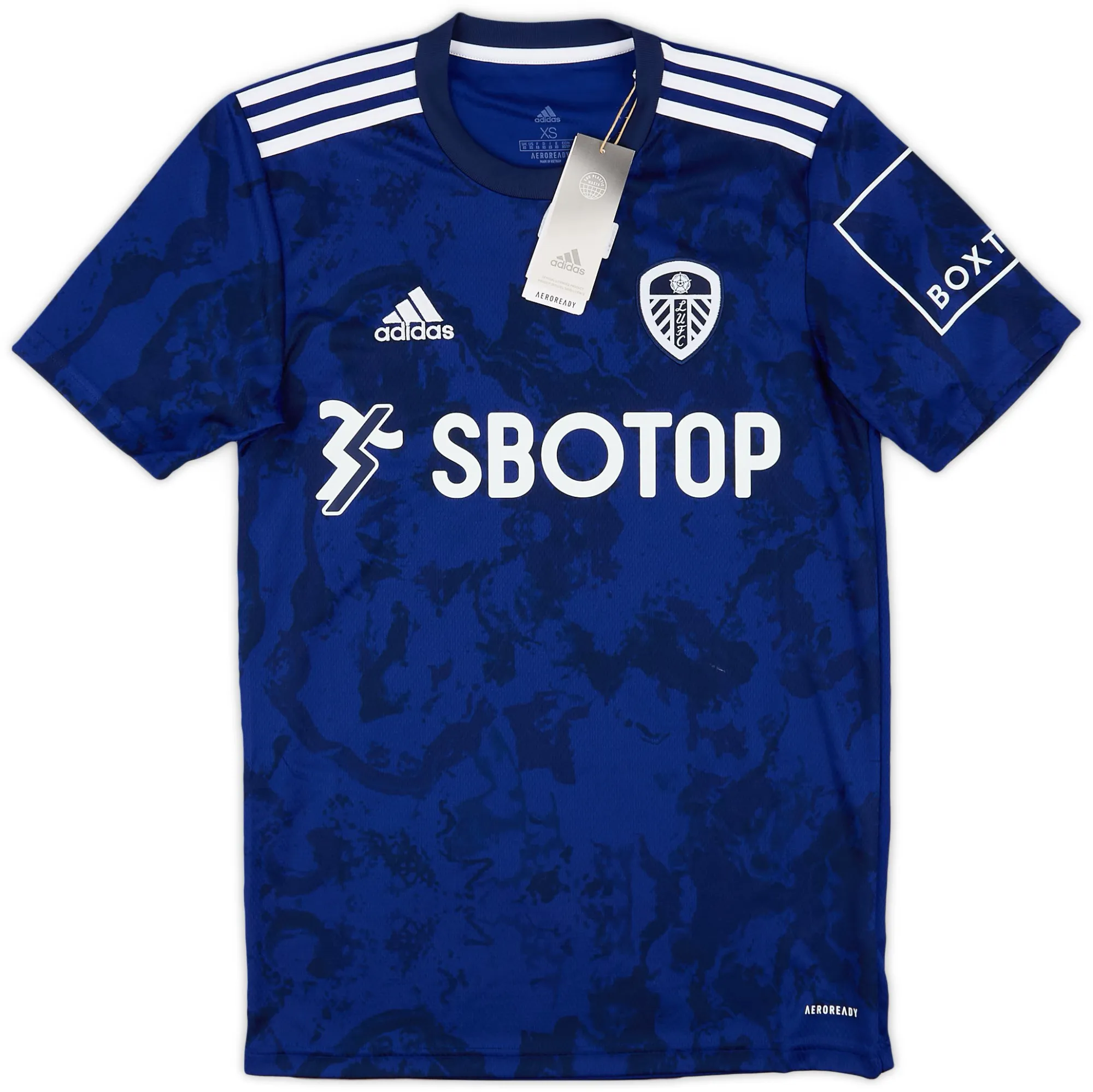 adidas Leeds United Mens SS Away Shirt 2021/22