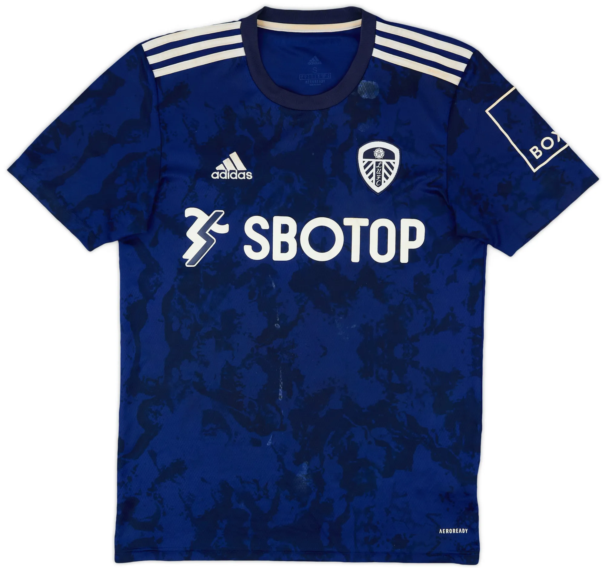 adidas Leeds United Mens SS Away Shirt 2021/22