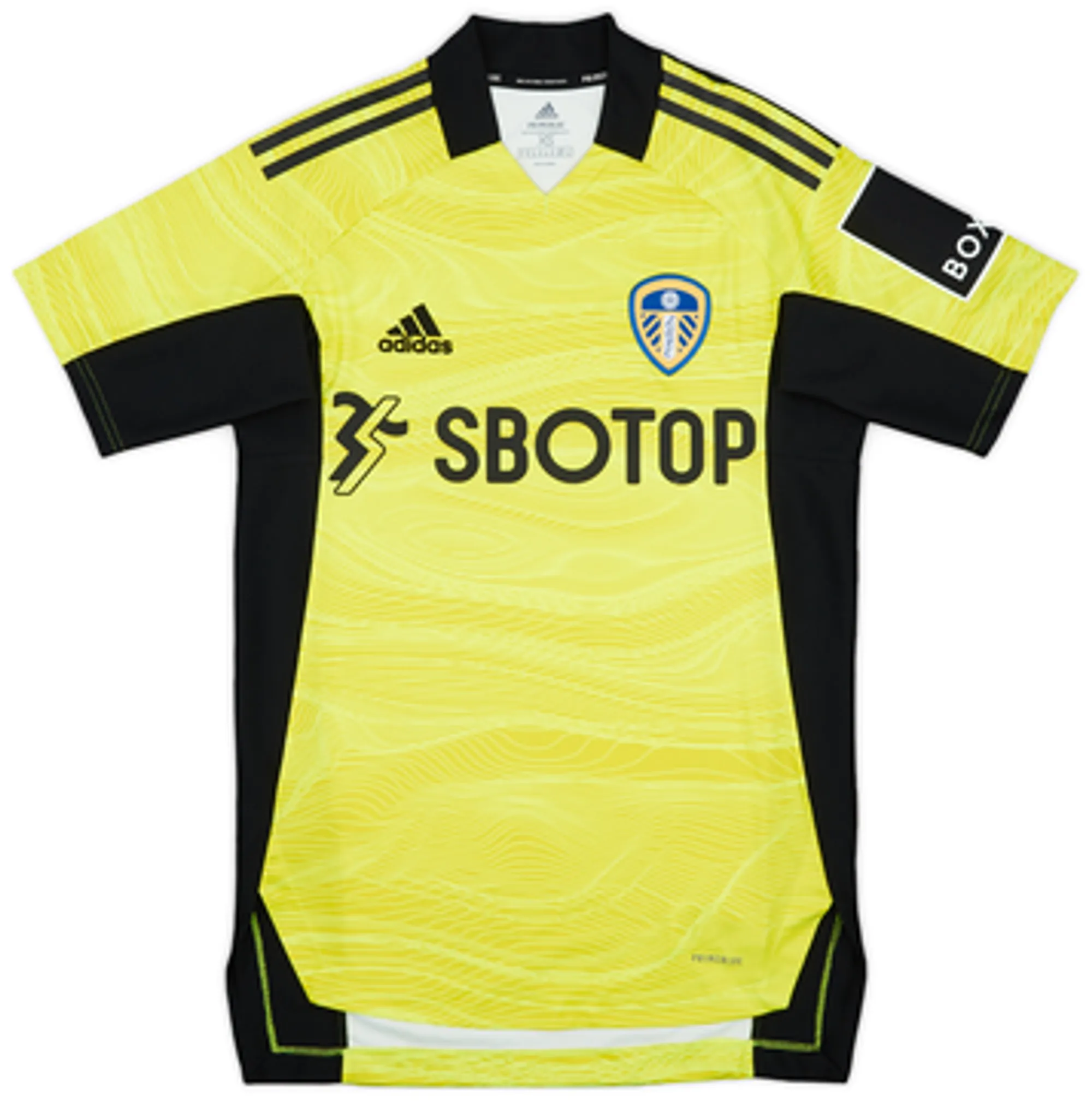 adidas Leeds United Mens LS Goalkeeper Home Shirt 2021/22