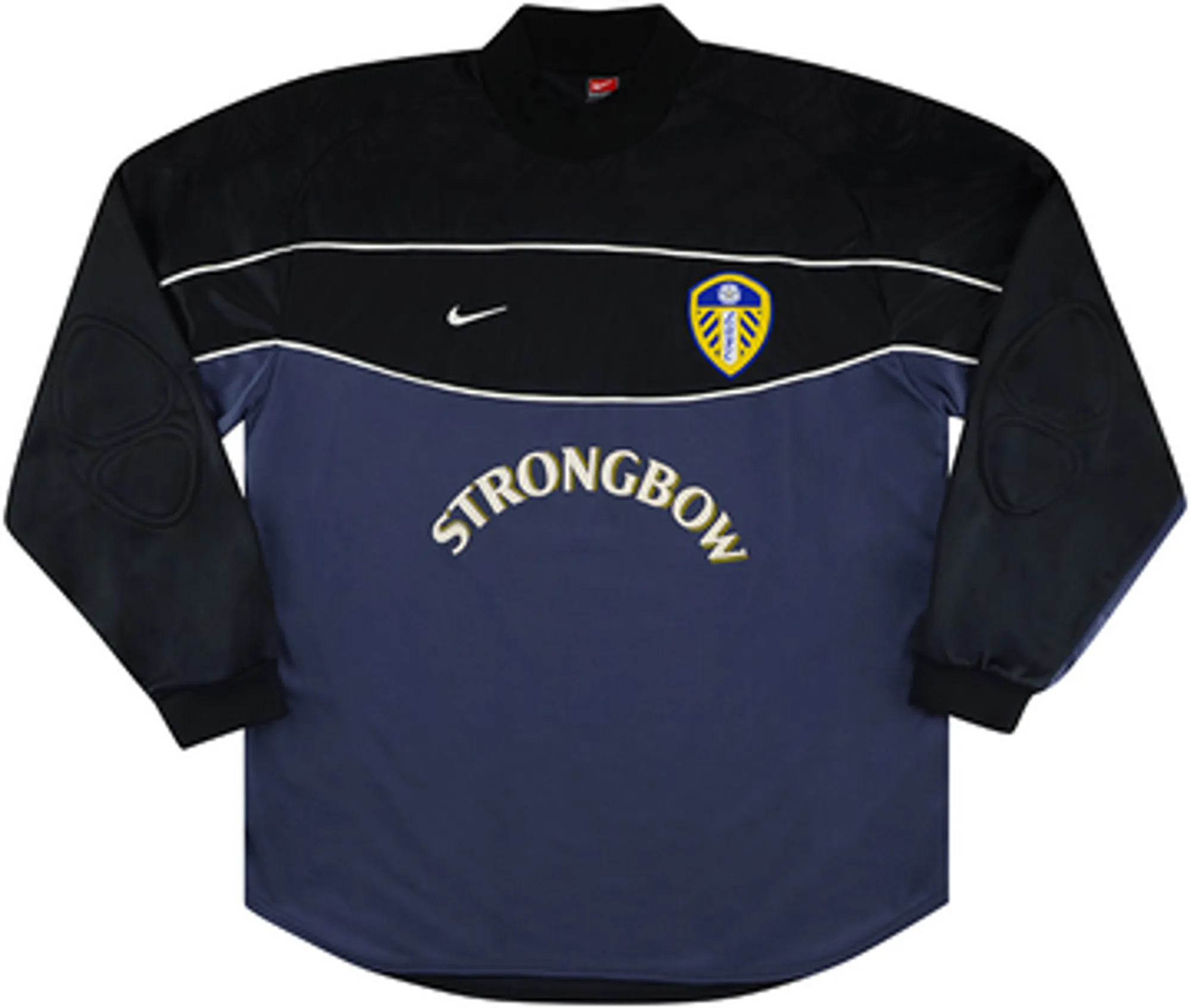 Nike Leeds United Boys LS Goalkeeper Home Shirt 2001/02
