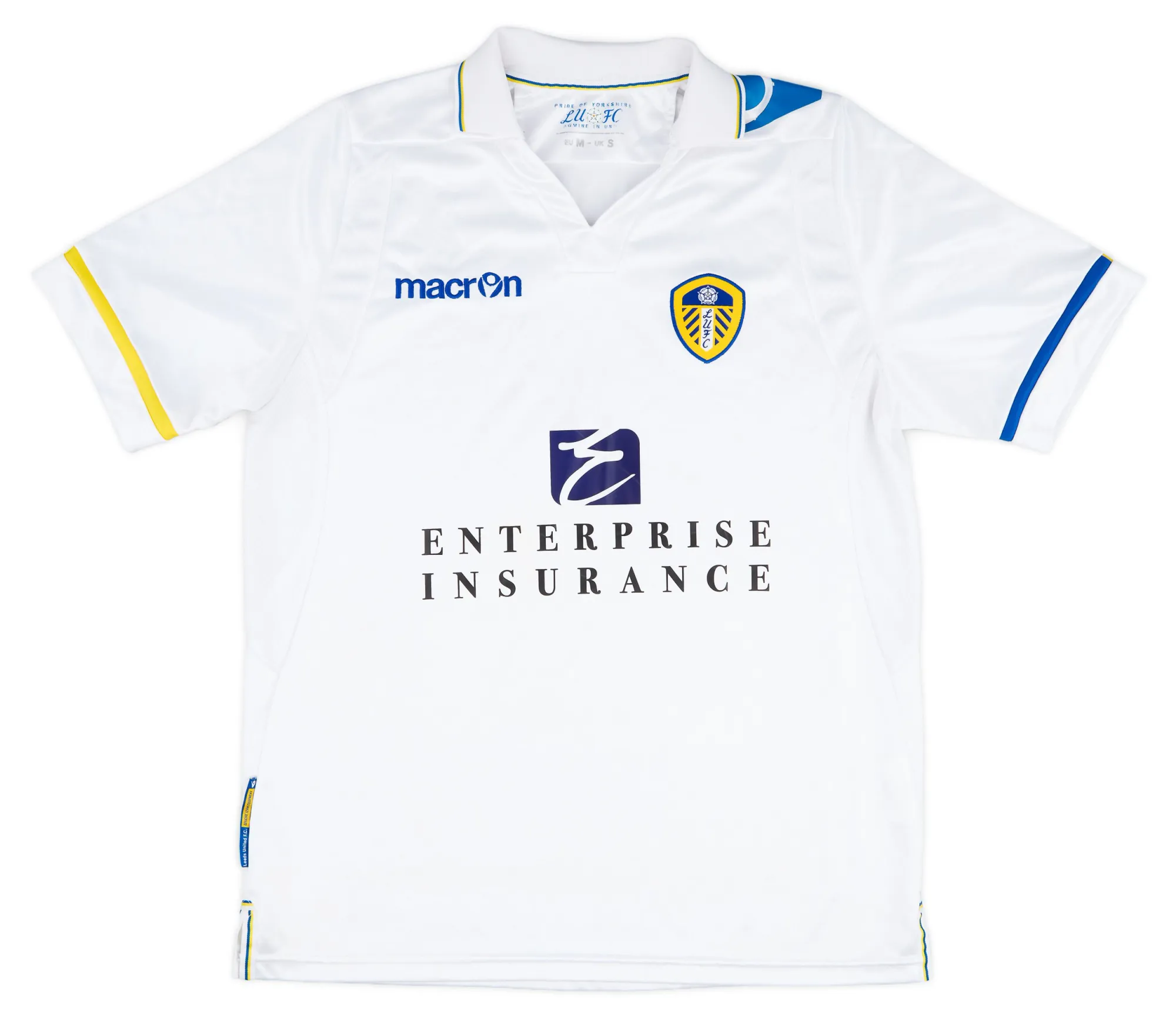 Macron Leeds United Mens SS Home Shirt 2011/12