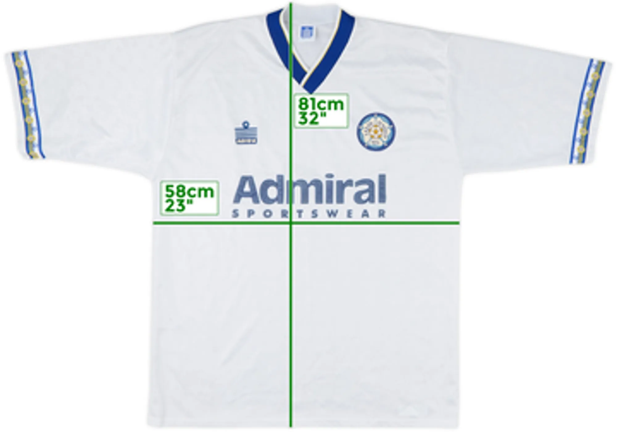 Champion Leeds United Mens SS Home Shirt 1992/93