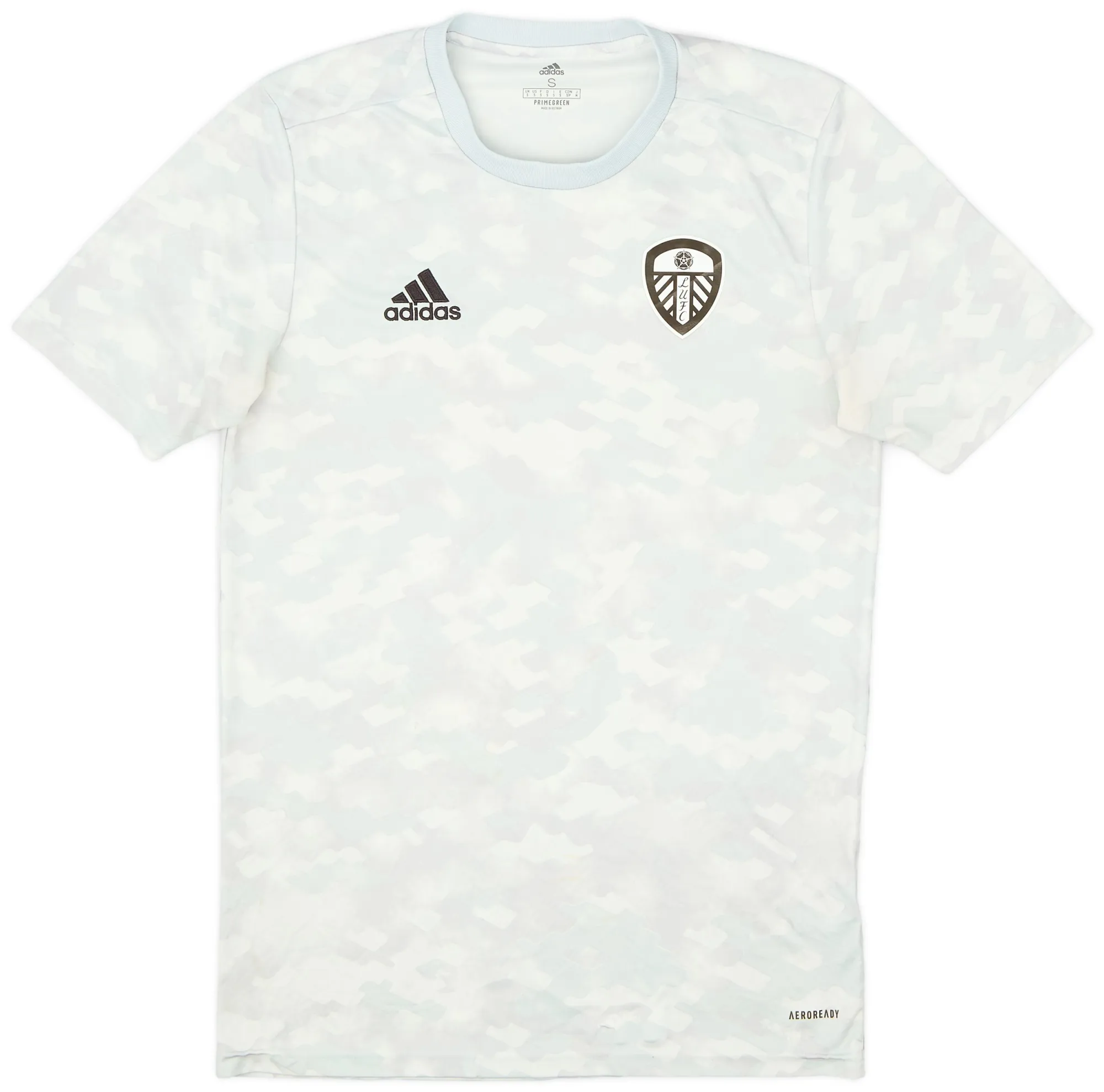 adidas Leeds United Mens SS Home Shirt 2021/22