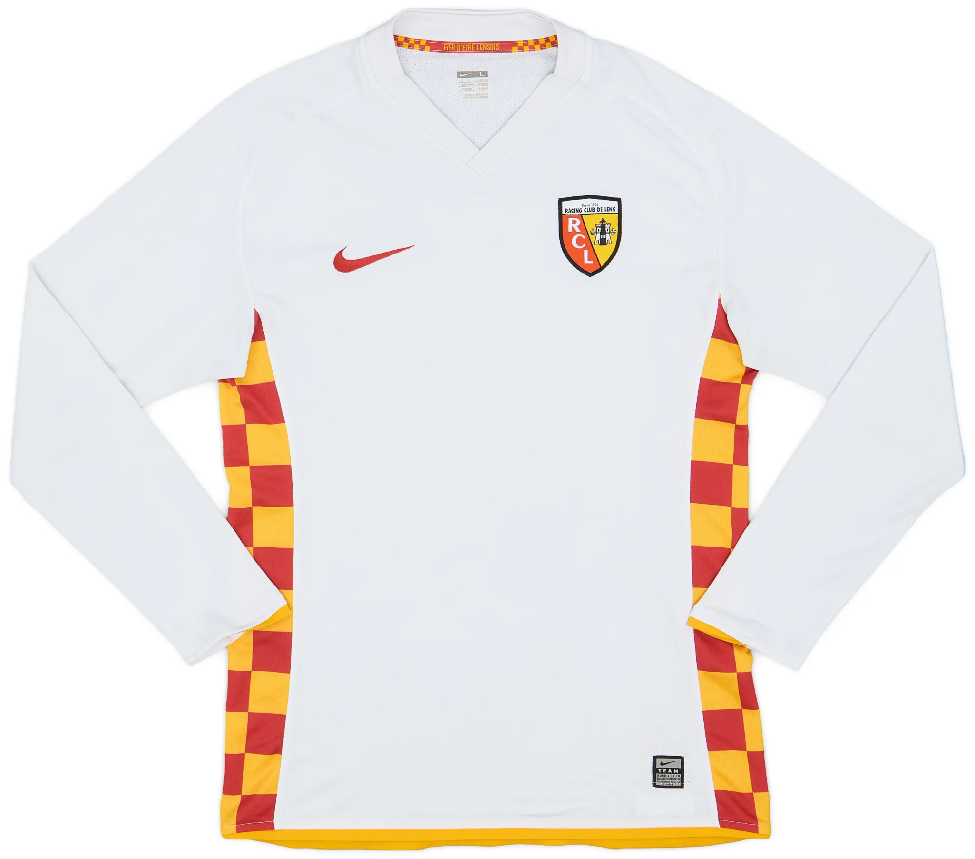 Nike Lens Mens LS Player Issue Away Shirt 2008/09