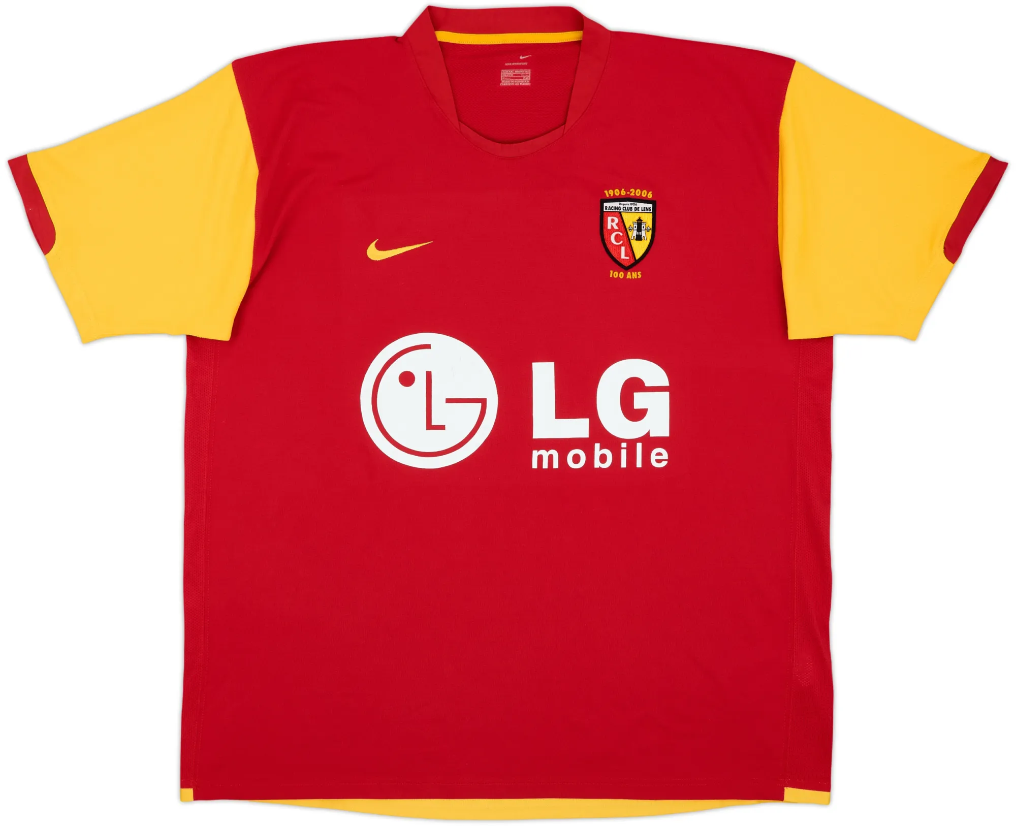 Nike Lens Mens SS Home Shirt 2006/07