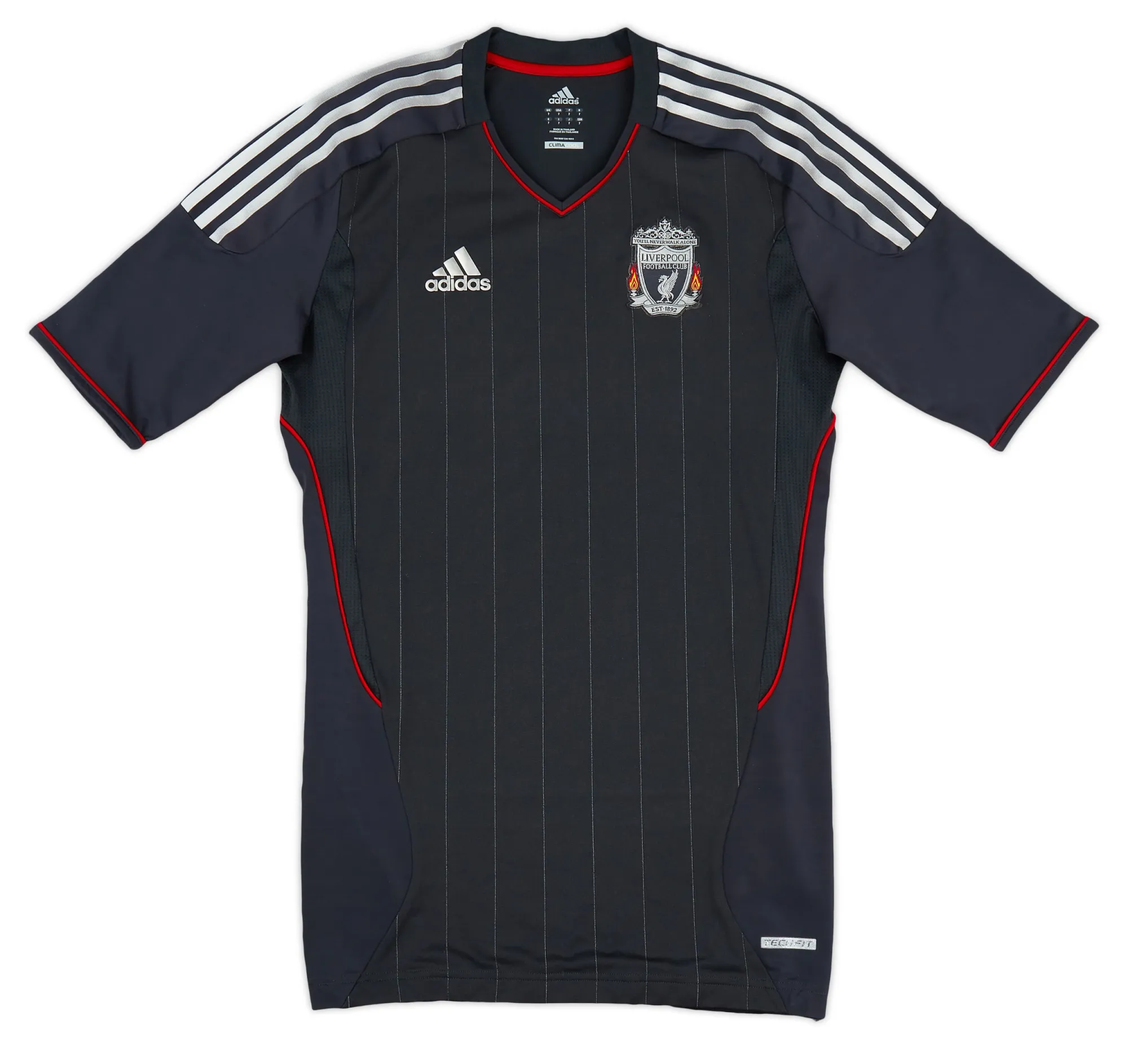 adidas Liverpool Mens SS Player Issue Away Shirt 2011/12