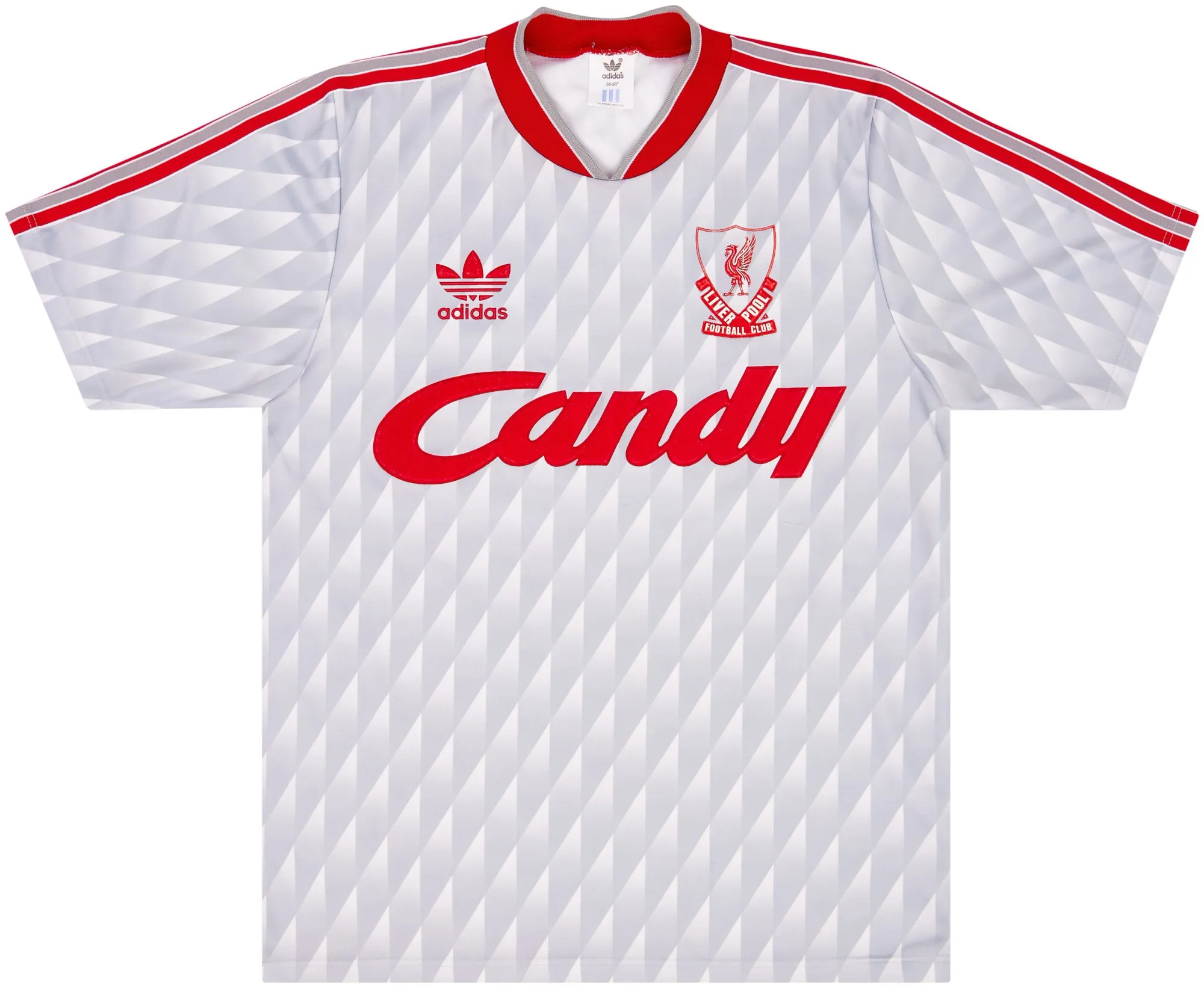 adidas Liverpool Mens SS Away Shirt 1989/91
