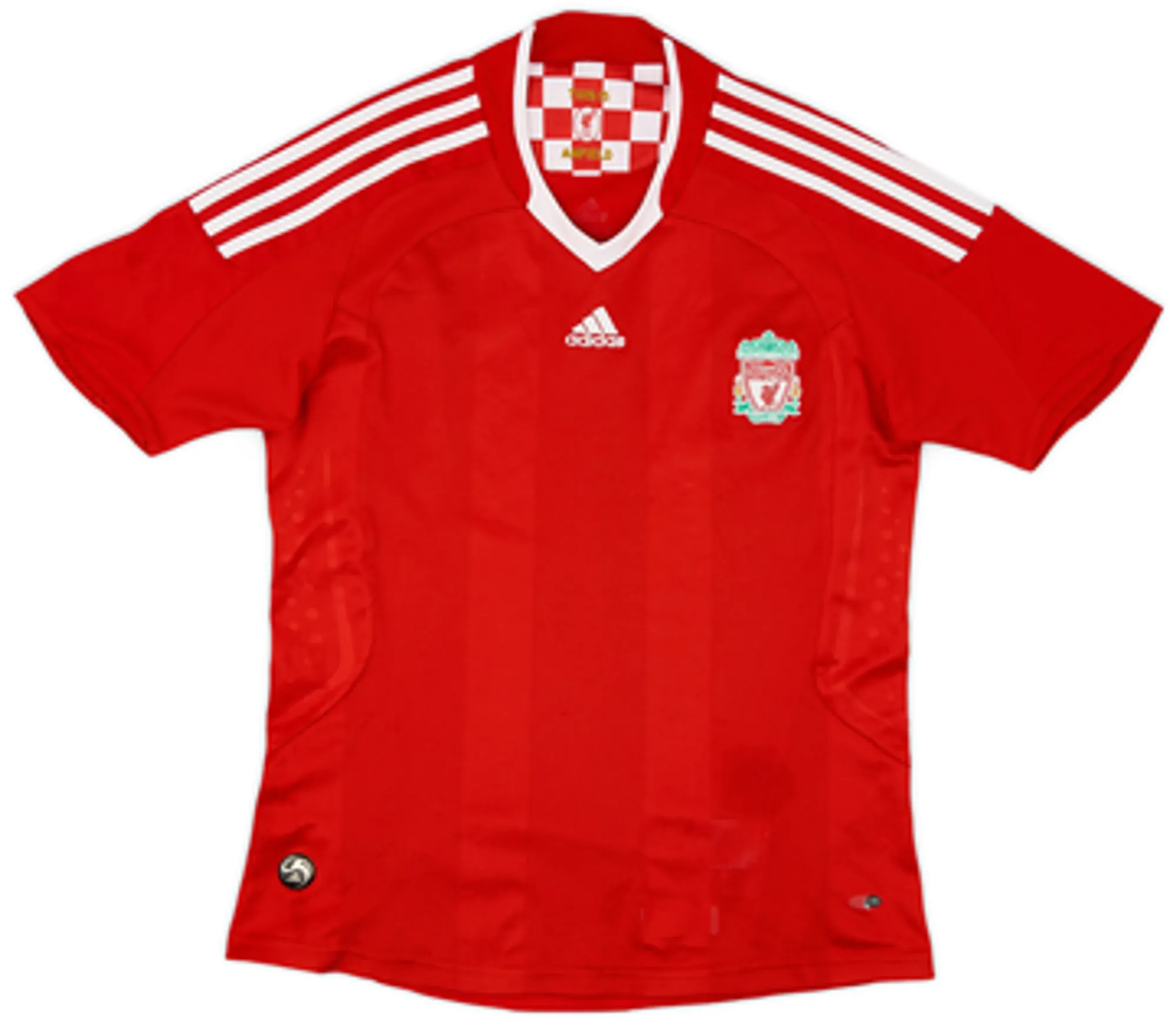 adidas Liverpool Boys SS Home Shirt 2008/10