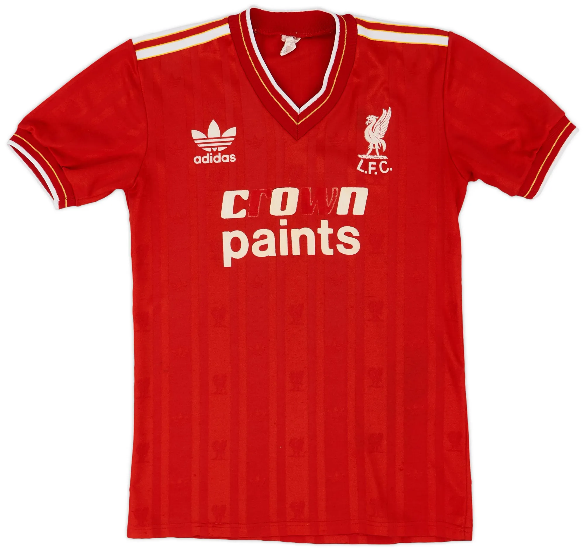 adidas Liverpool Mens SS Home Shirt 1985/87
