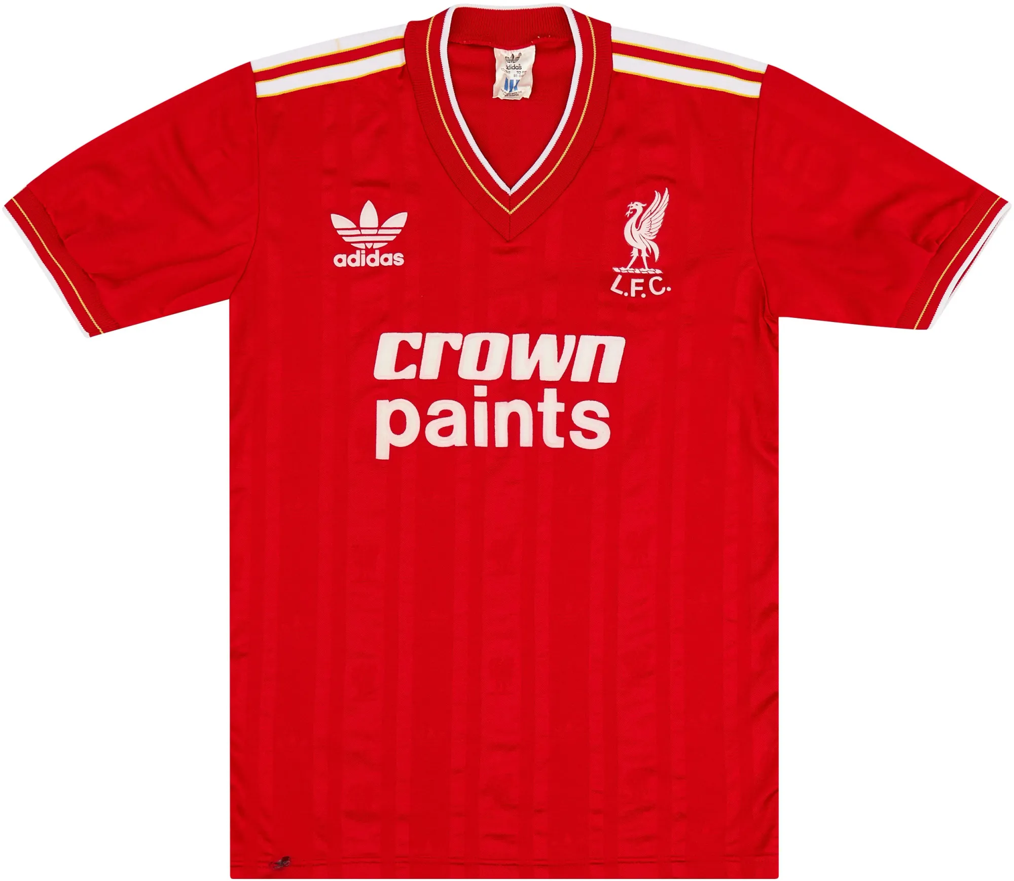 adidas Liverpool Mens SS Home Shirt 1985/87